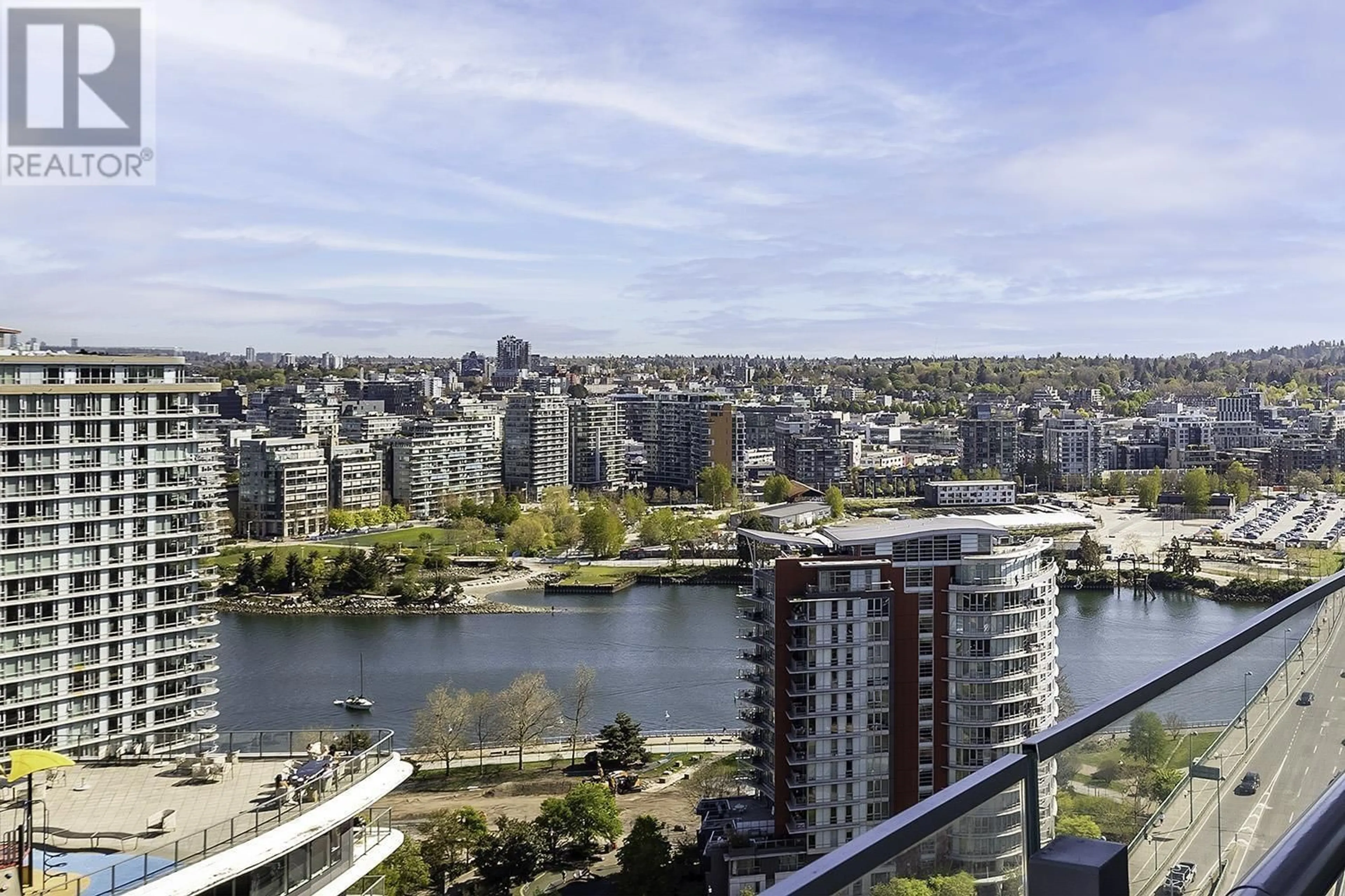 A pic from exterior of the house or condo, the view of lake or river for 2313 89 NELSON STREET, Vancouver British Columbia V6Z0E7