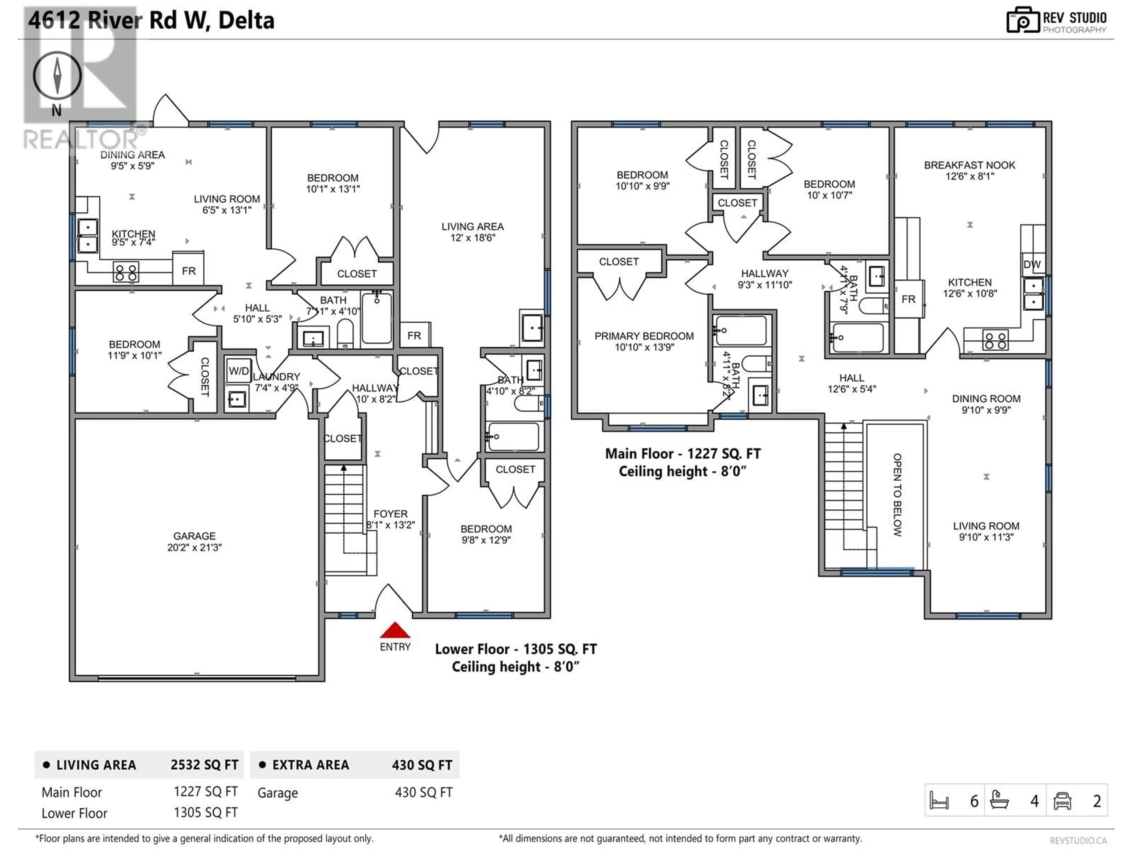 Floor plan for 4612 W RIVER ROAD, Delta British Columbia V4K1S4