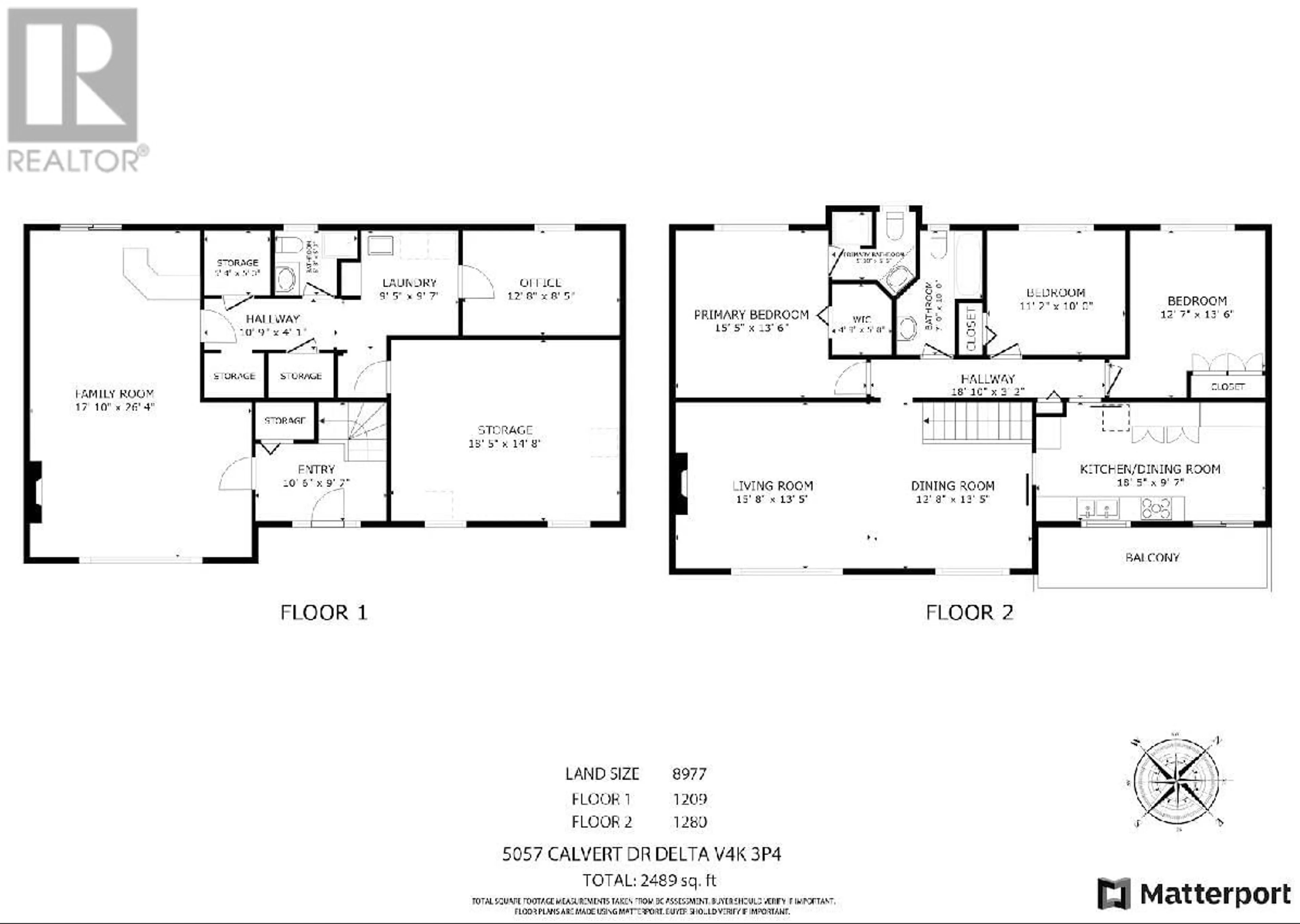 Floor plan for 5057 CALVERT DRIVE, Delta British Columbia V4K3P4