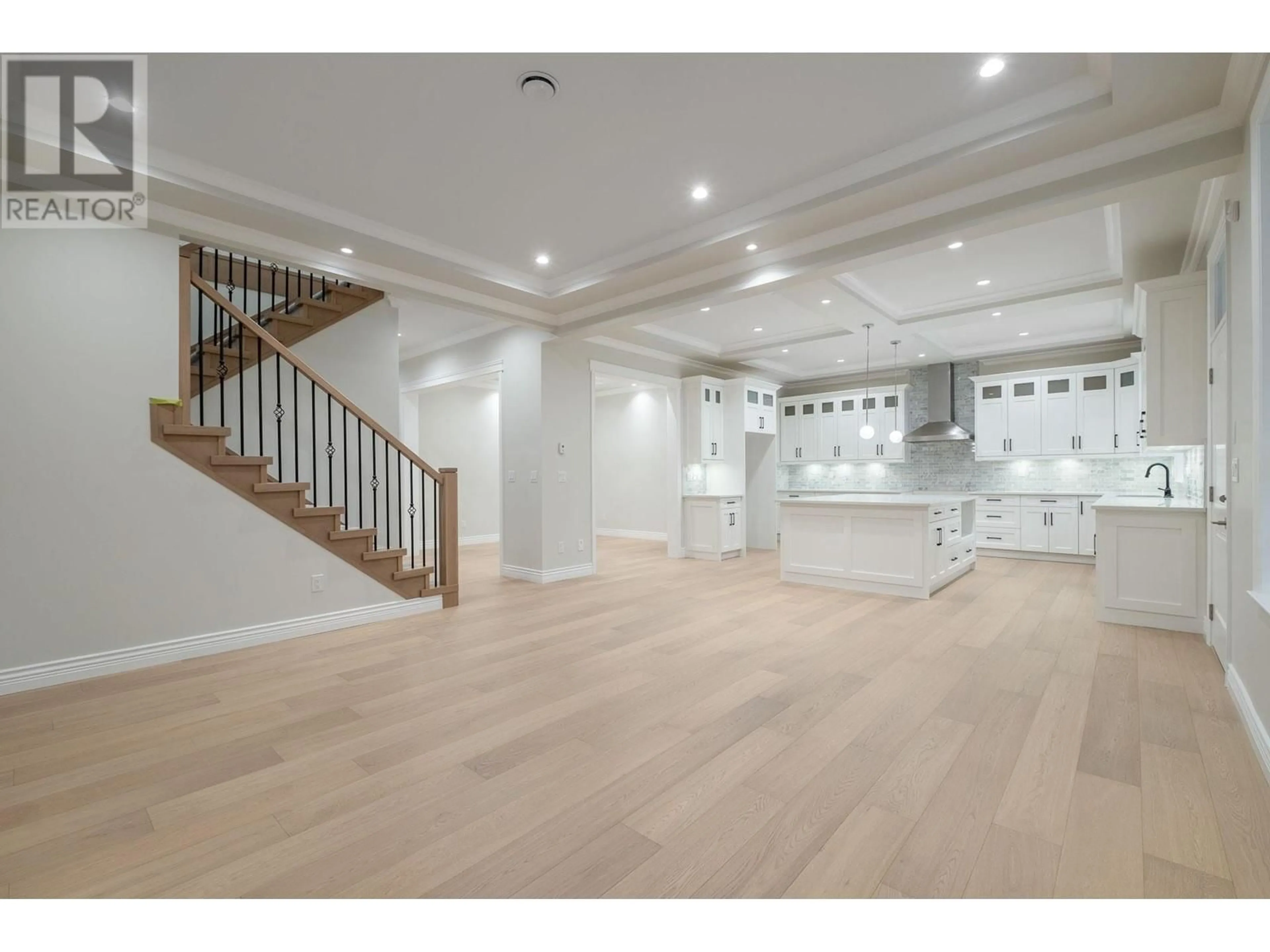 Open concept kitchen, wood/laminate floor for 1342 FRANCIS CRESCENT, Coquitlam British Columbia V3E0K7