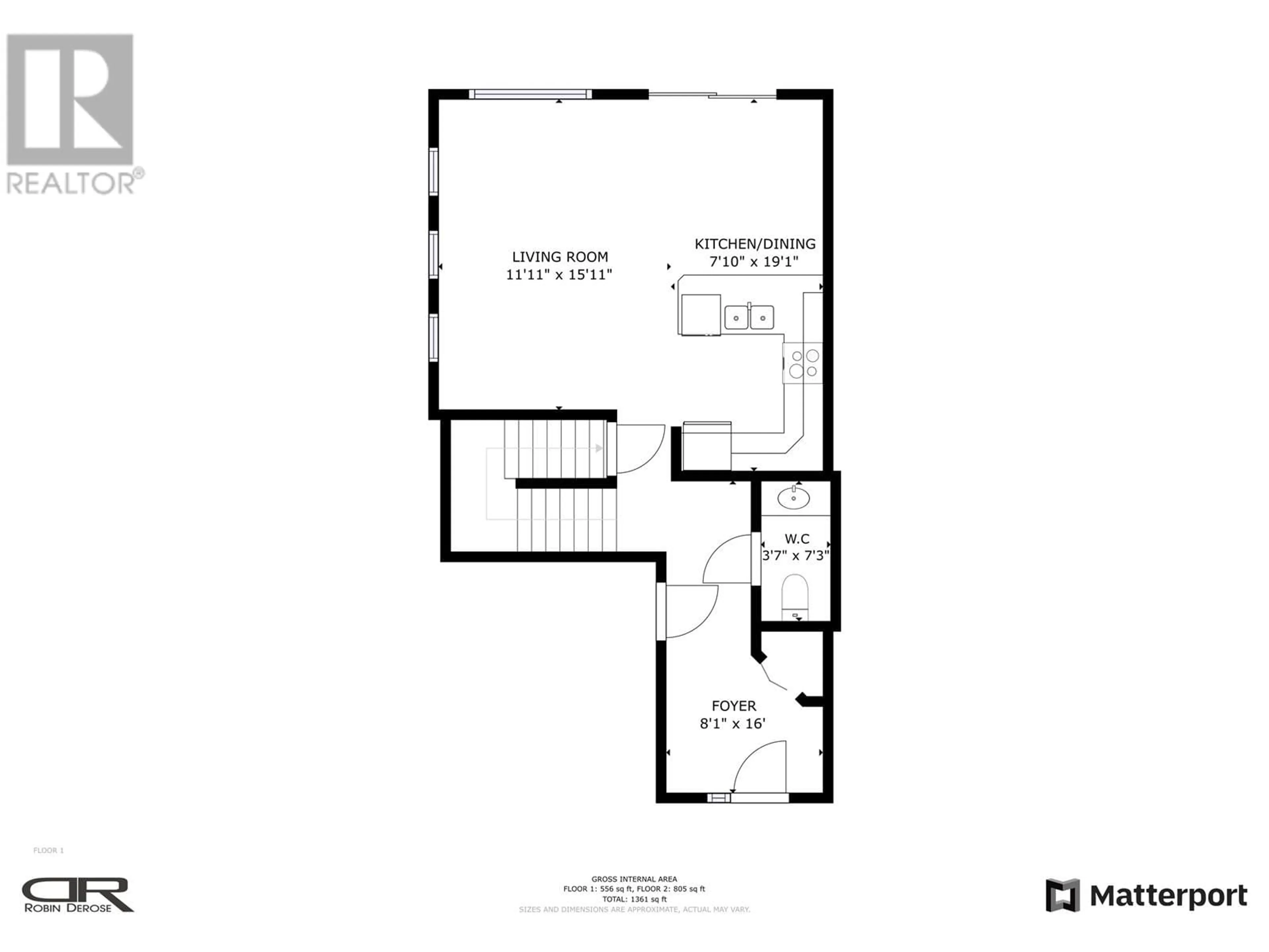 Floor plan for 10909 104A AVENUE, Fort St. John British Columbia V1J0J3