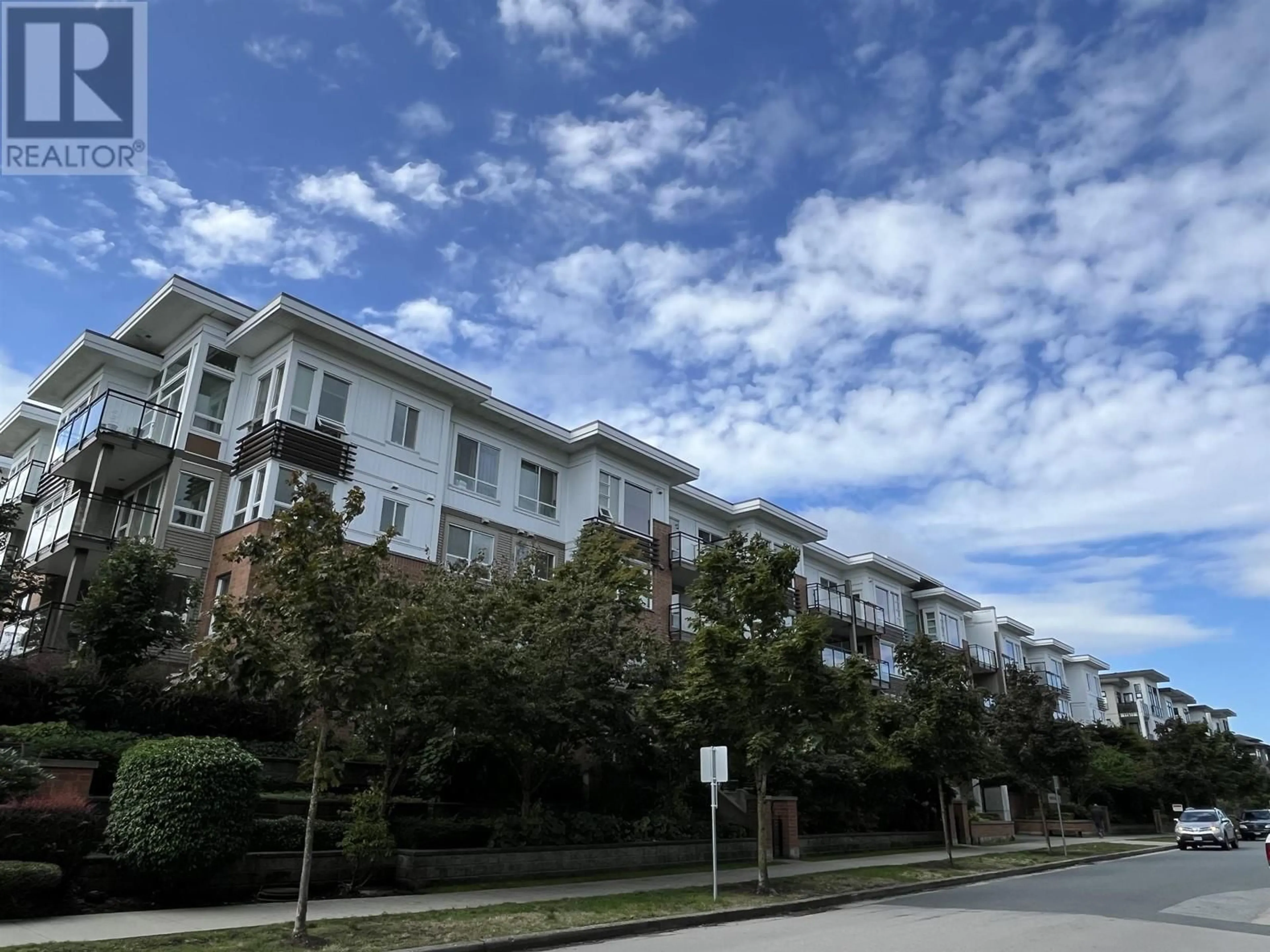 A pic from exterior of the house or condo, the street view for 432 9500 ODLIN ROAD, Richmond British Columbia V6X0H5