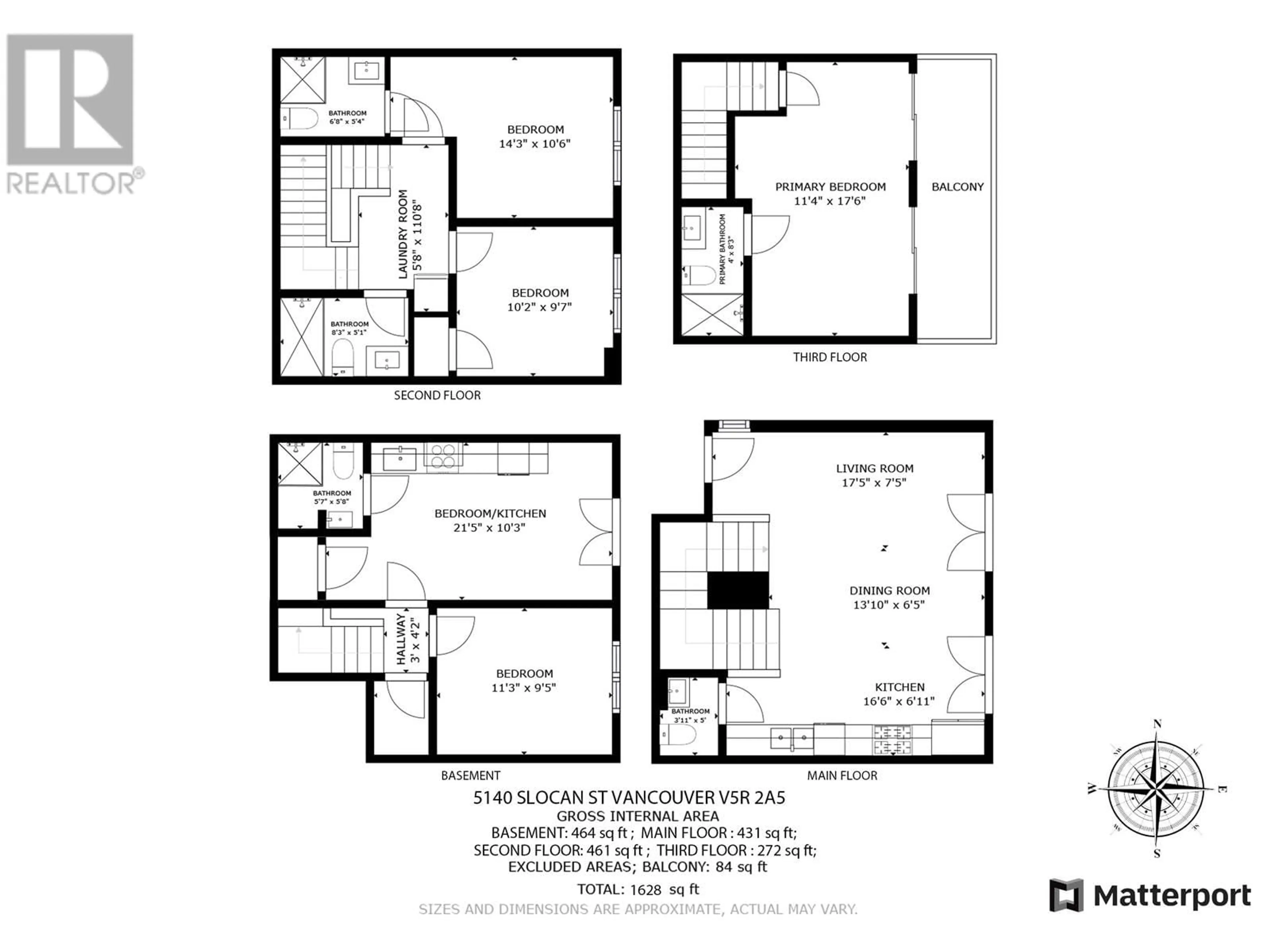 Floor plan for 5140 SLOCAN STREET, Vancouver British Columbia V5R2A5