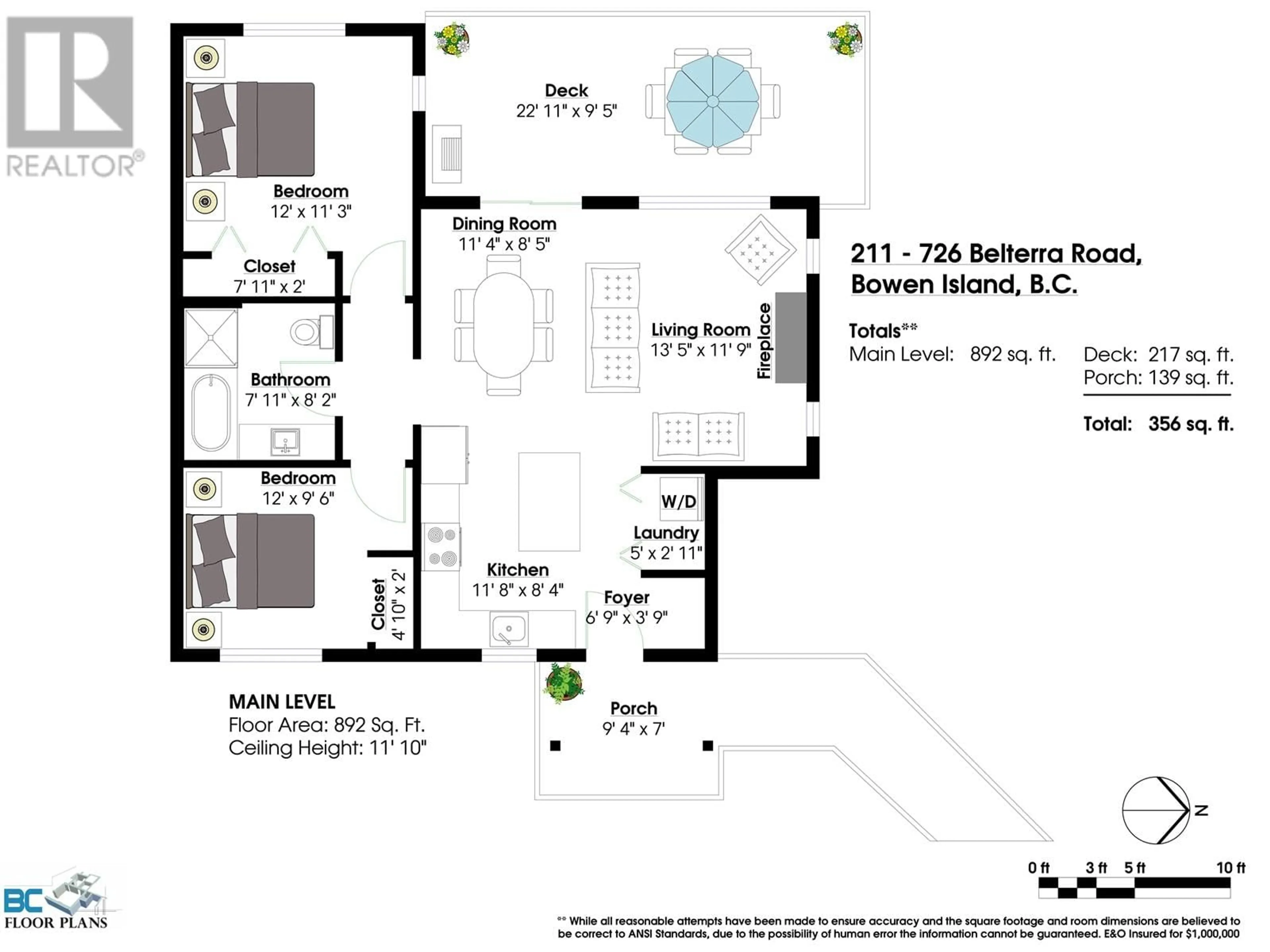 Floor plan for 211 726A BELTERRA ROAD, Bowen Island British Columbia V0N1G2