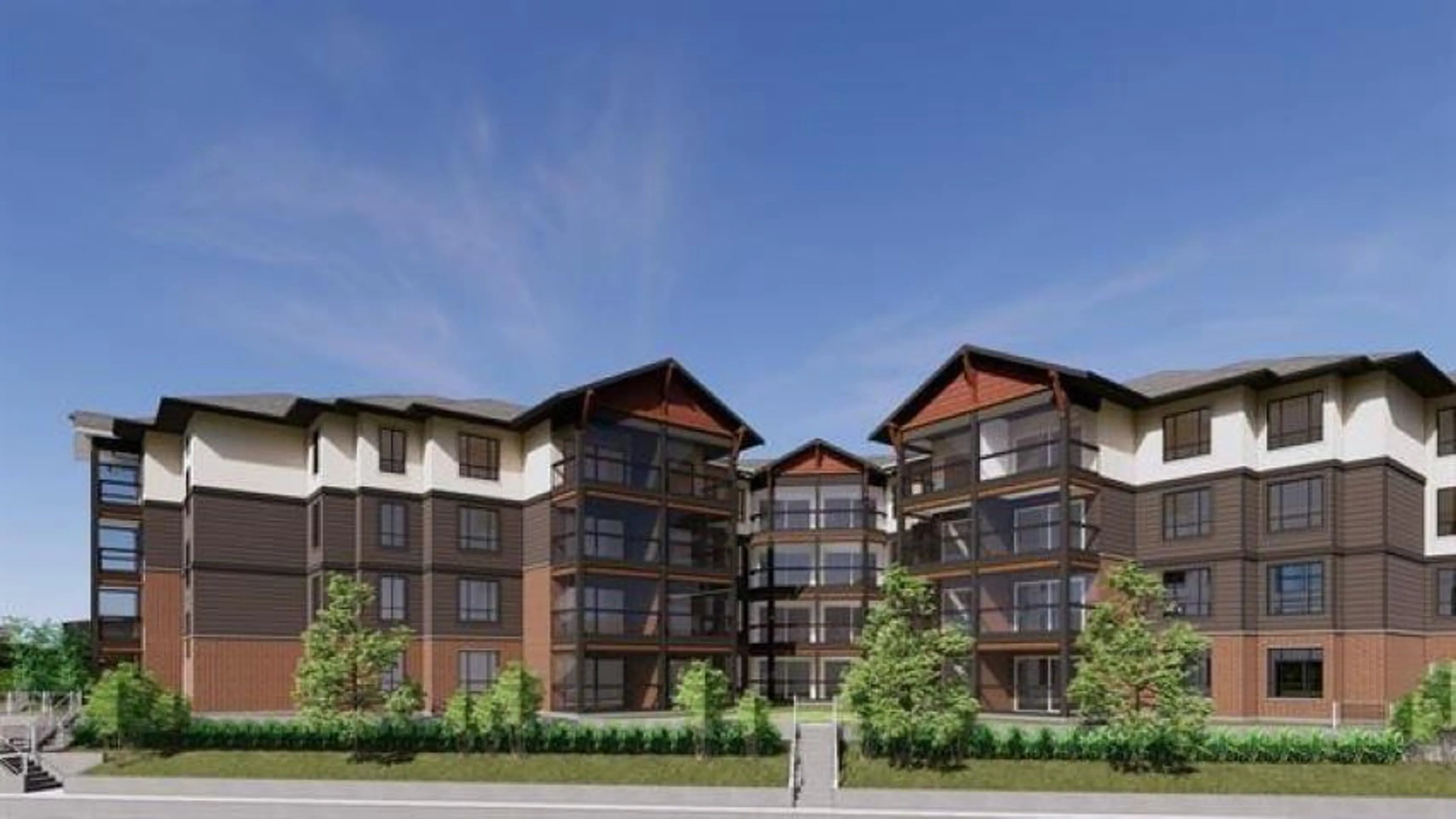 A pic from exterior of the house or condo, the front or back of building for 306 8497 YOUNG ROAD|Chilliwack Proper So, Chilliwack British Columbia V2P0M6