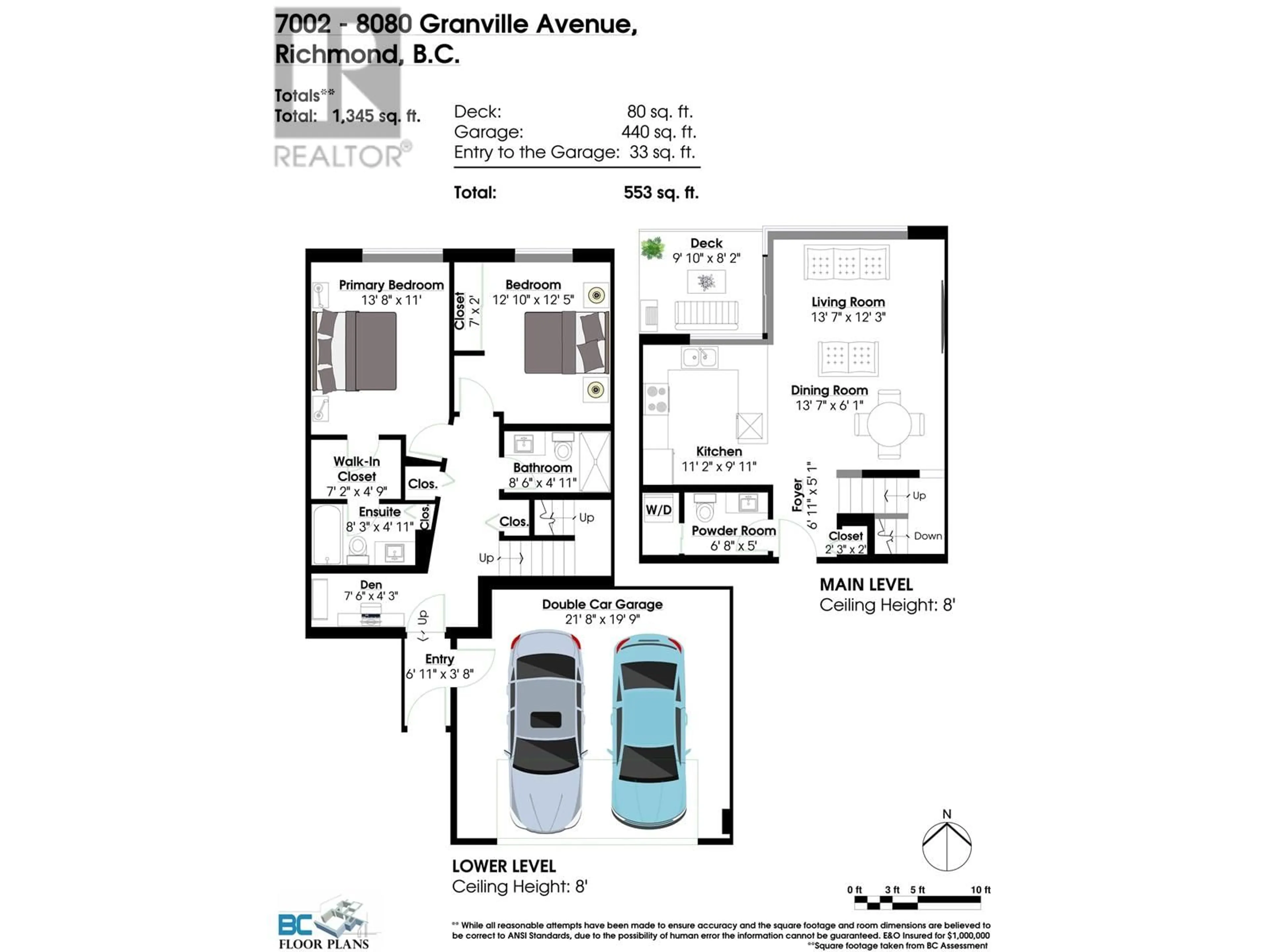 Floor plan for 7002 8080 GRANVILLE AVENUE, Richmond British Columbia V6Y1P3