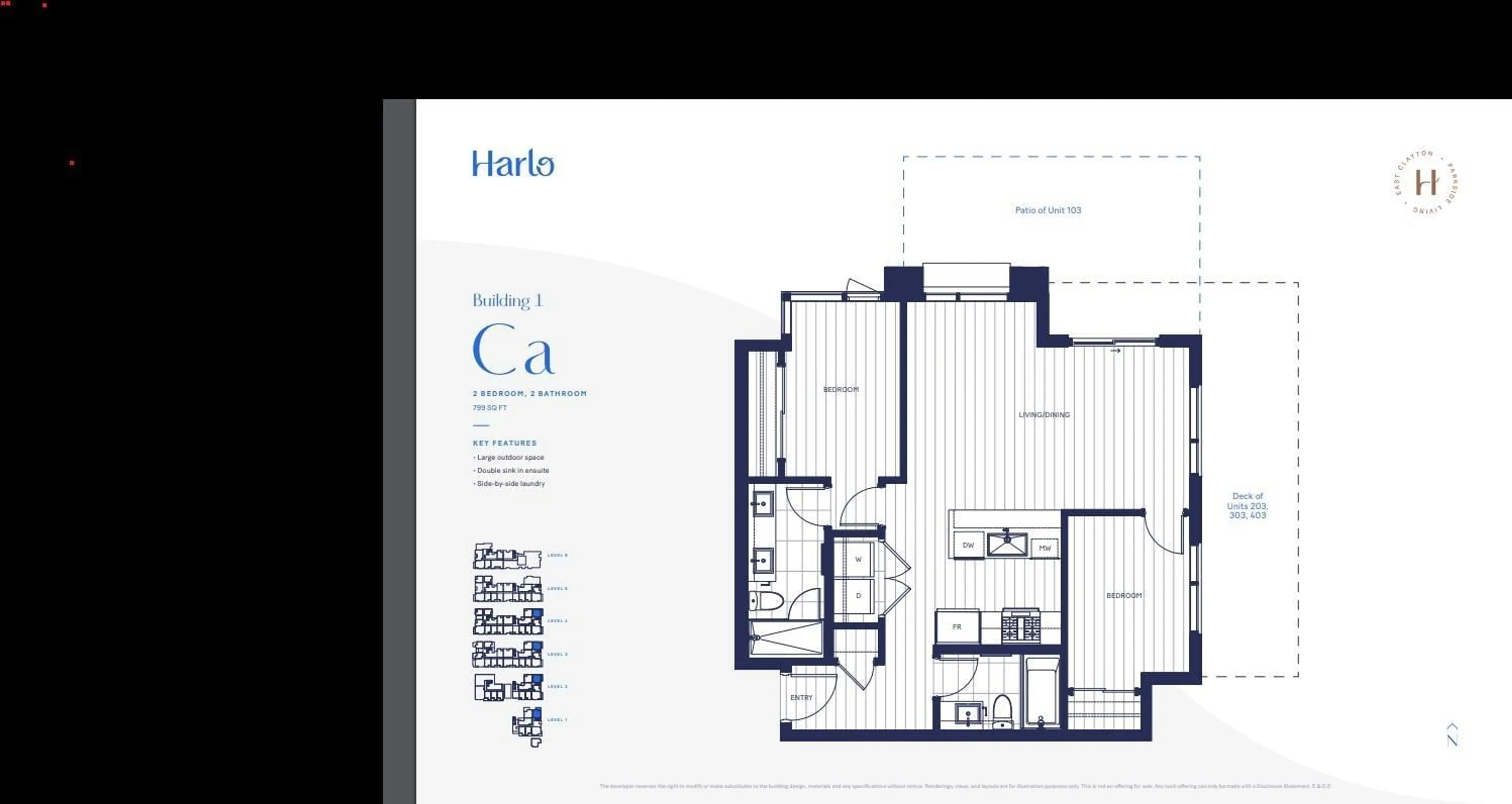 Floor plan for 103 19577 65B AVENUE, Surrey British Columbia V4N3G6