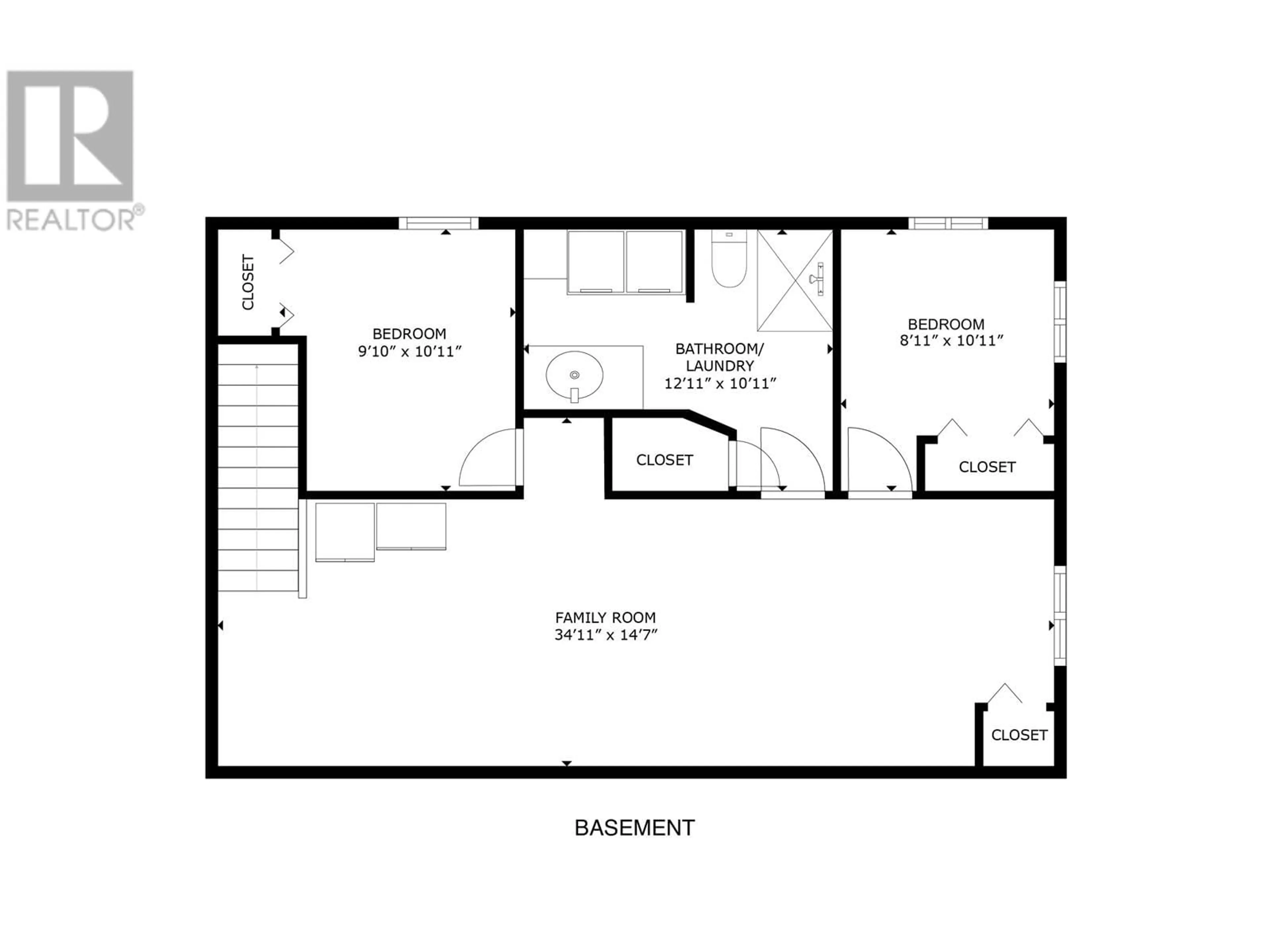 Floor plan for 12237 OAK AVENUE, Fort St. John British Columbia V1J8E5