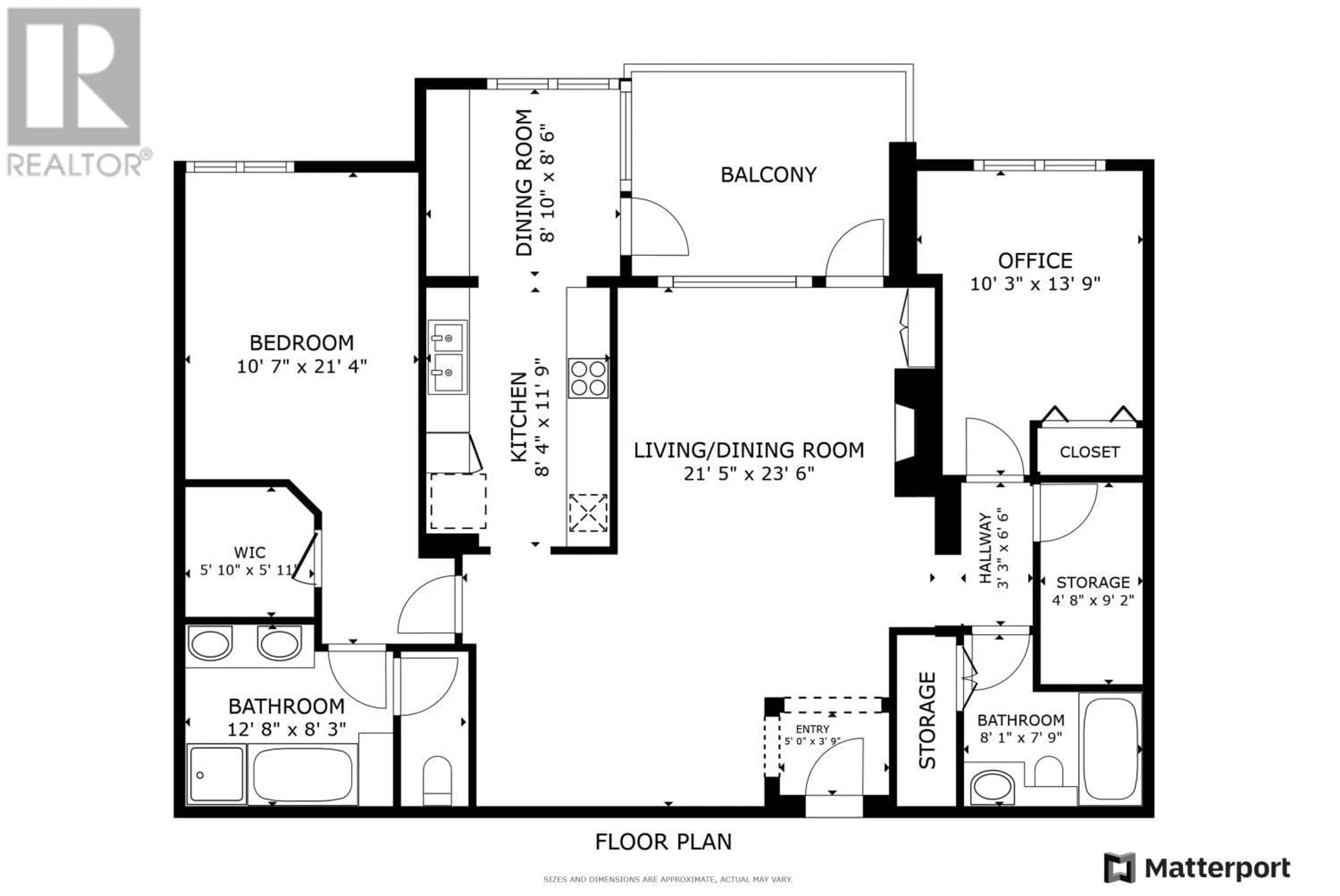 Floor plan for 306 4759 VALLEY DRIVE, Vancouver British Columbia V6J4B7