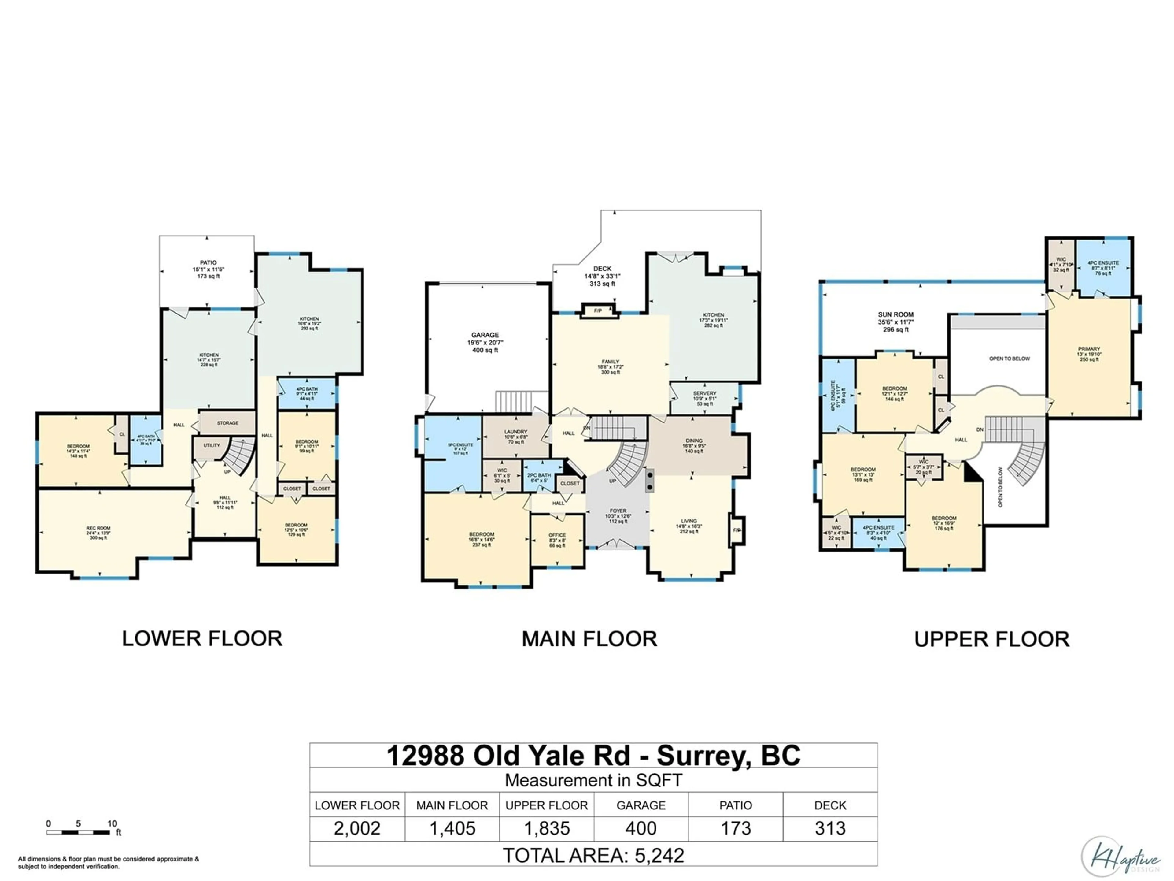 Floor plan for 12988 OLD YALE ROAD, Surrey British Columbia V3T3B8