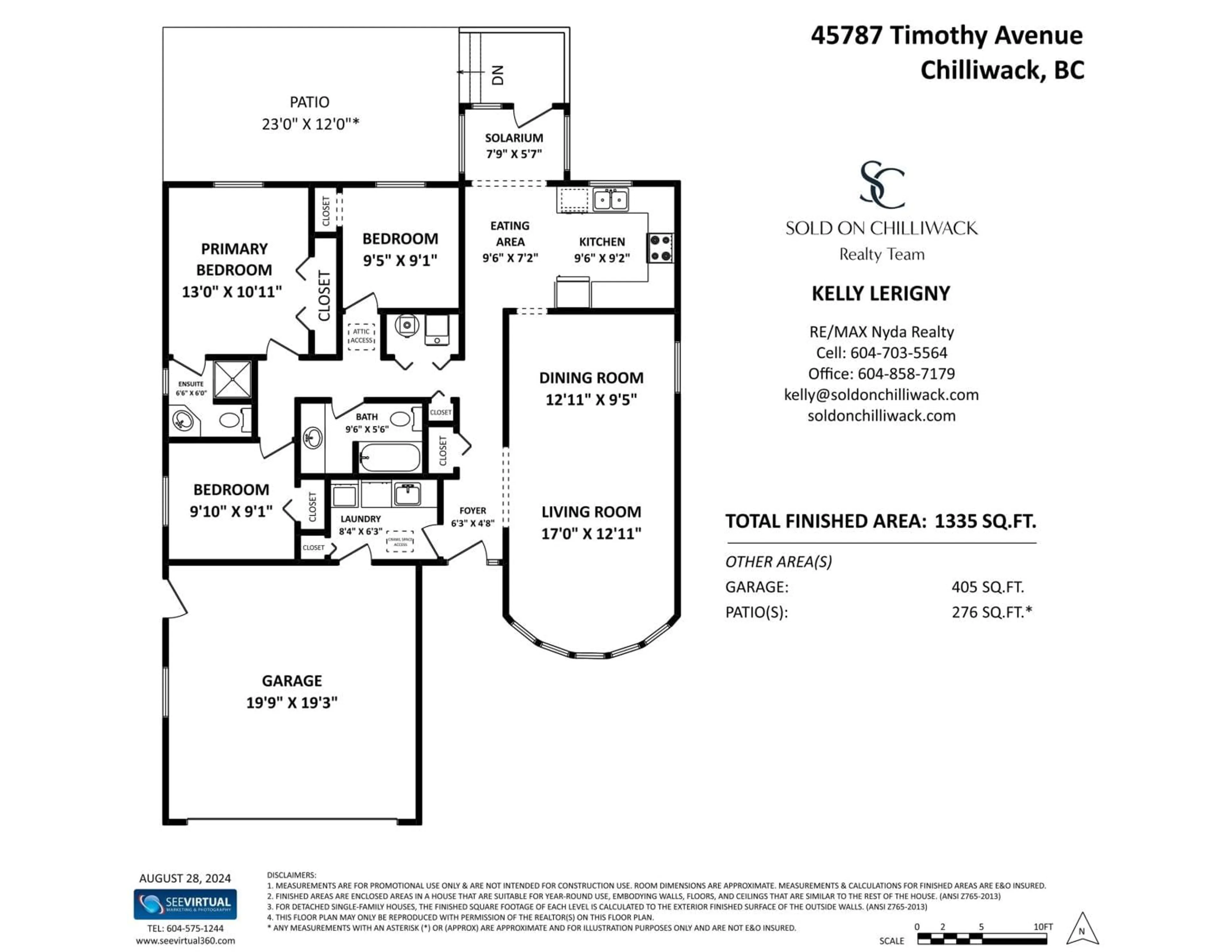 Floor plan for 45787 TIMOTHY AVENUE, Chilliwack British Columbia V2R2S3