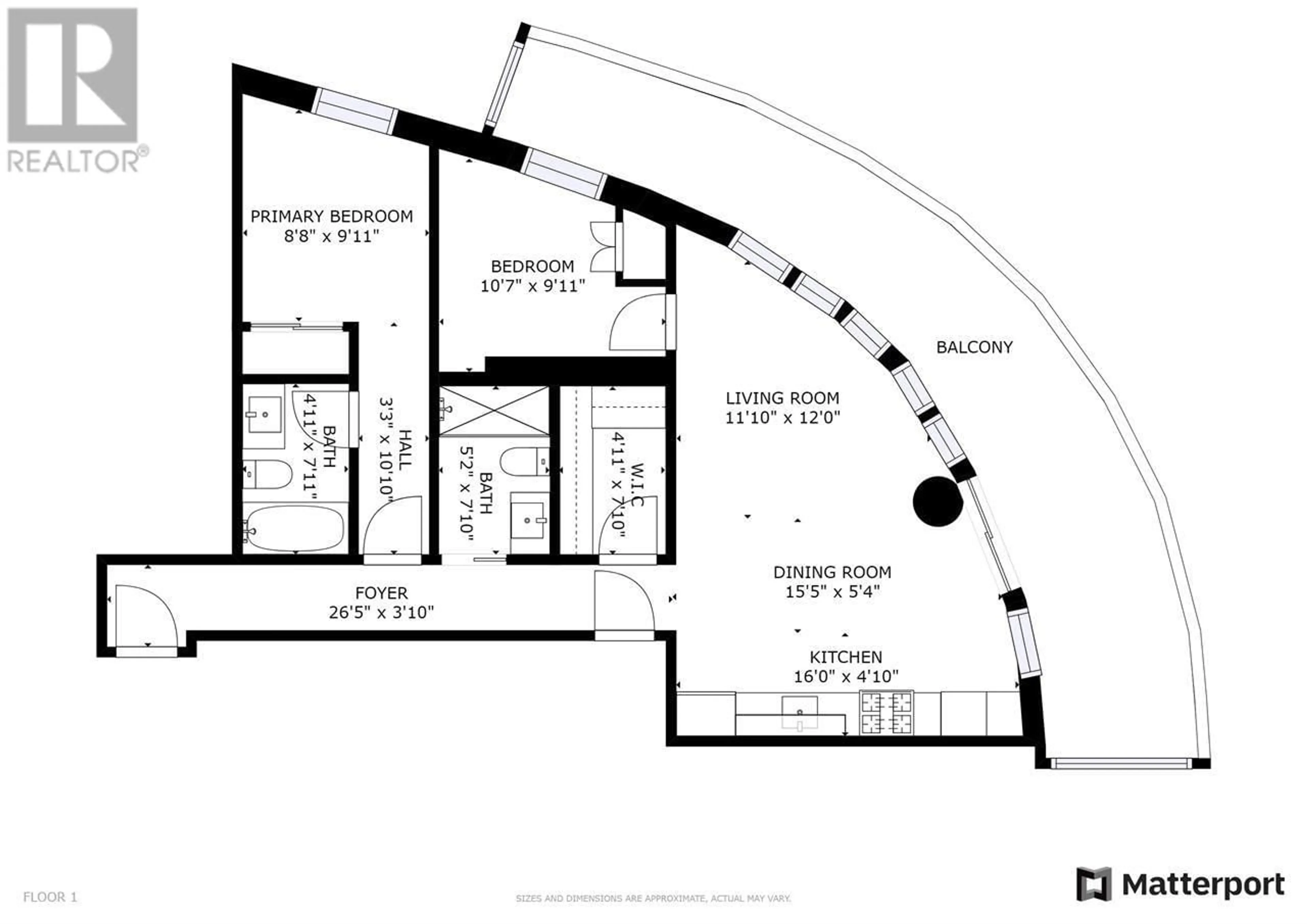 Floor plan for 1384 87 NELSON STREET, Vancouver British Columbia V6Z0E8