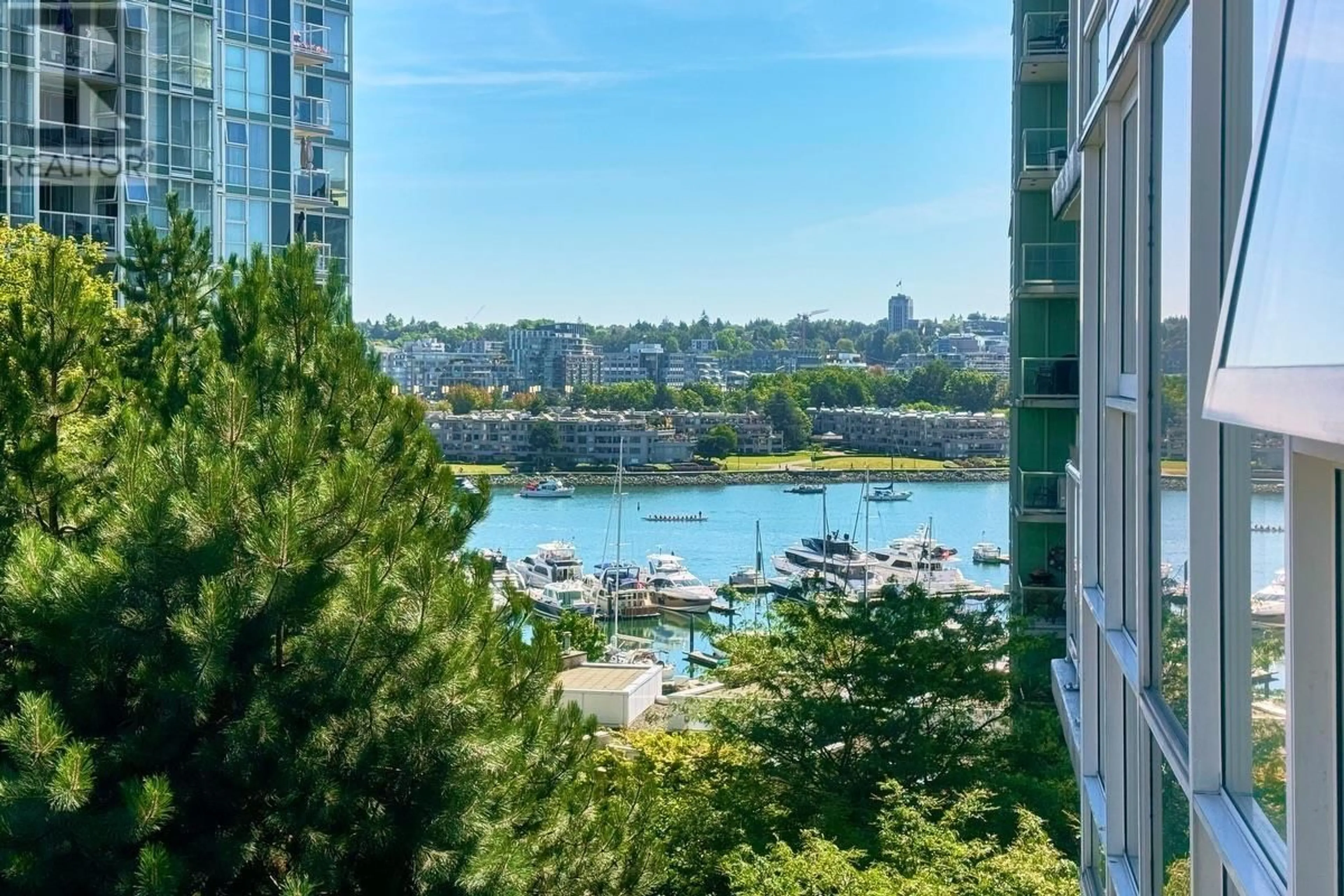 A pic from exterior of the house or condo, the view of lake or river for 906 193 AQUARIUS MEWS, Vancouver British Columbia V6Z2Z2