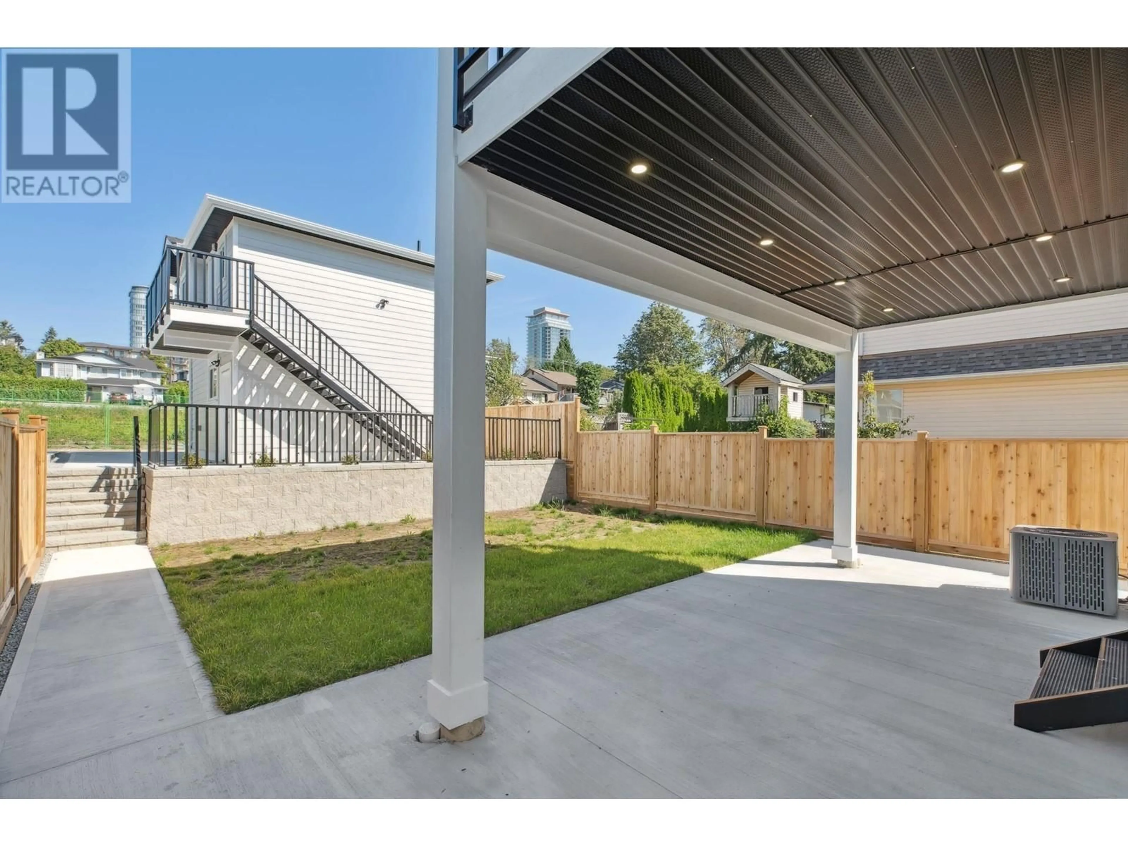 Patio, the fenced backyard for 955 MADORE AVENUE, Coquitlam British Columbia V3K3B4