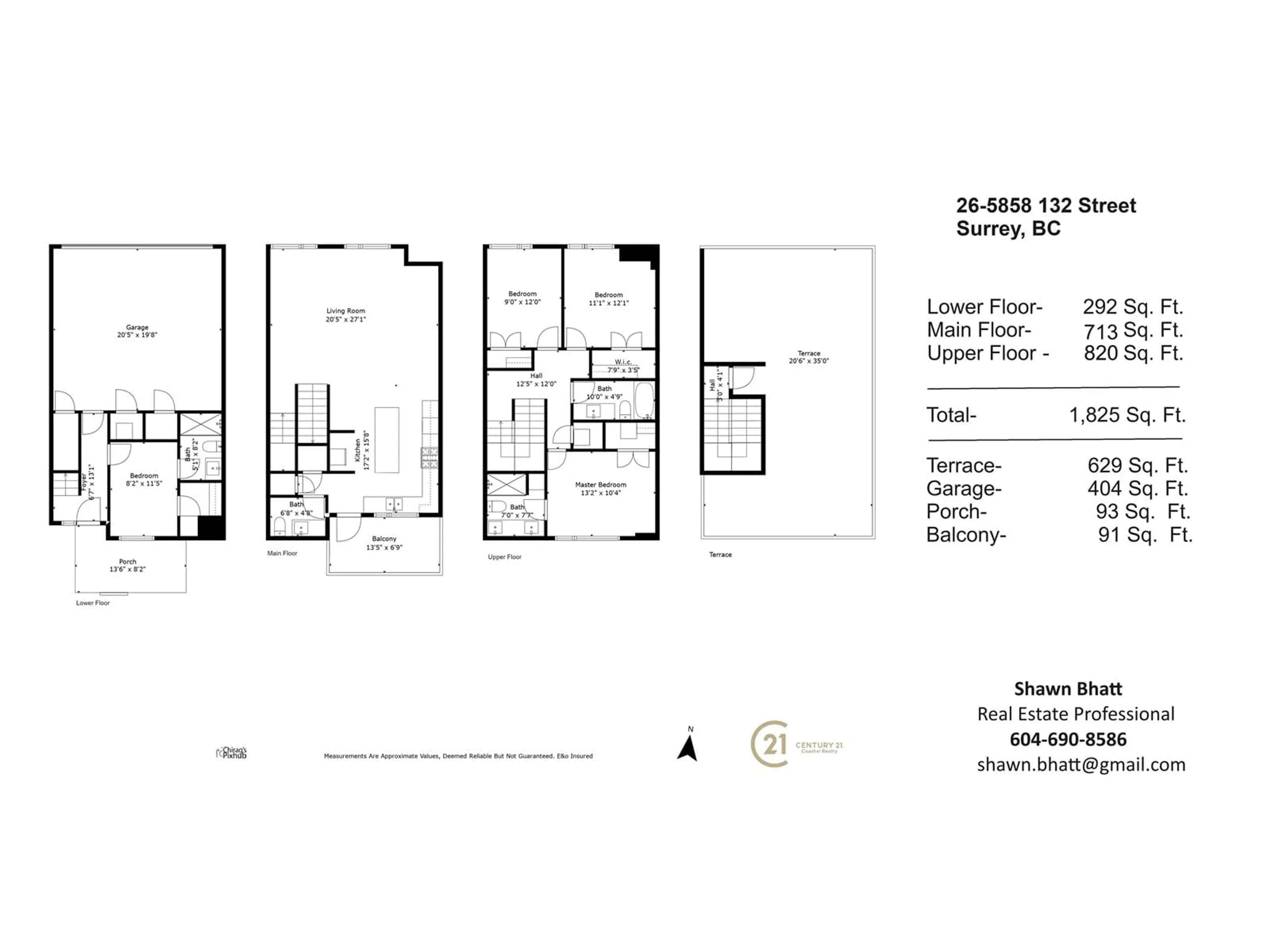 Floor plan for 26 5858 132 STREET, Surrey British Columbia V3X1N1