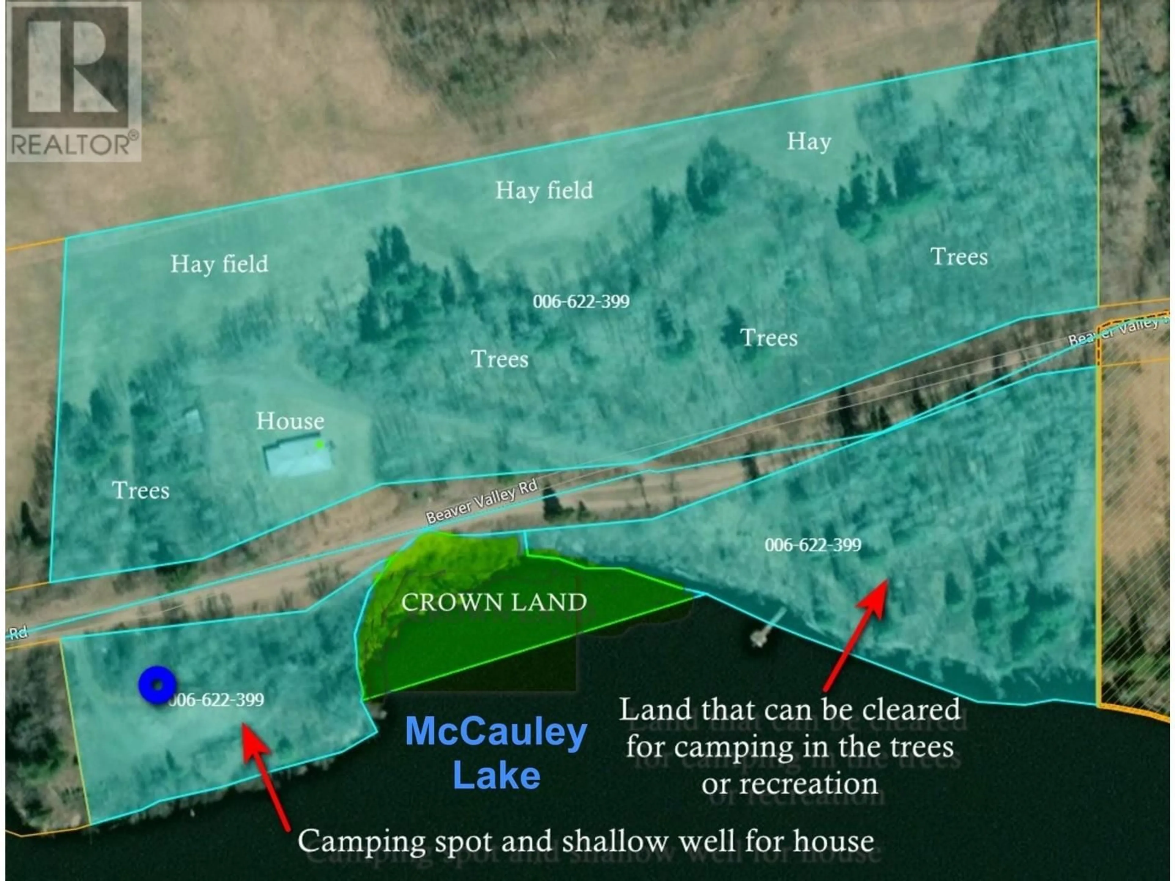 Picture of a map for 3989 BEAVER VALLEY ROAD, Horsefly British Columbia V0L1L0
