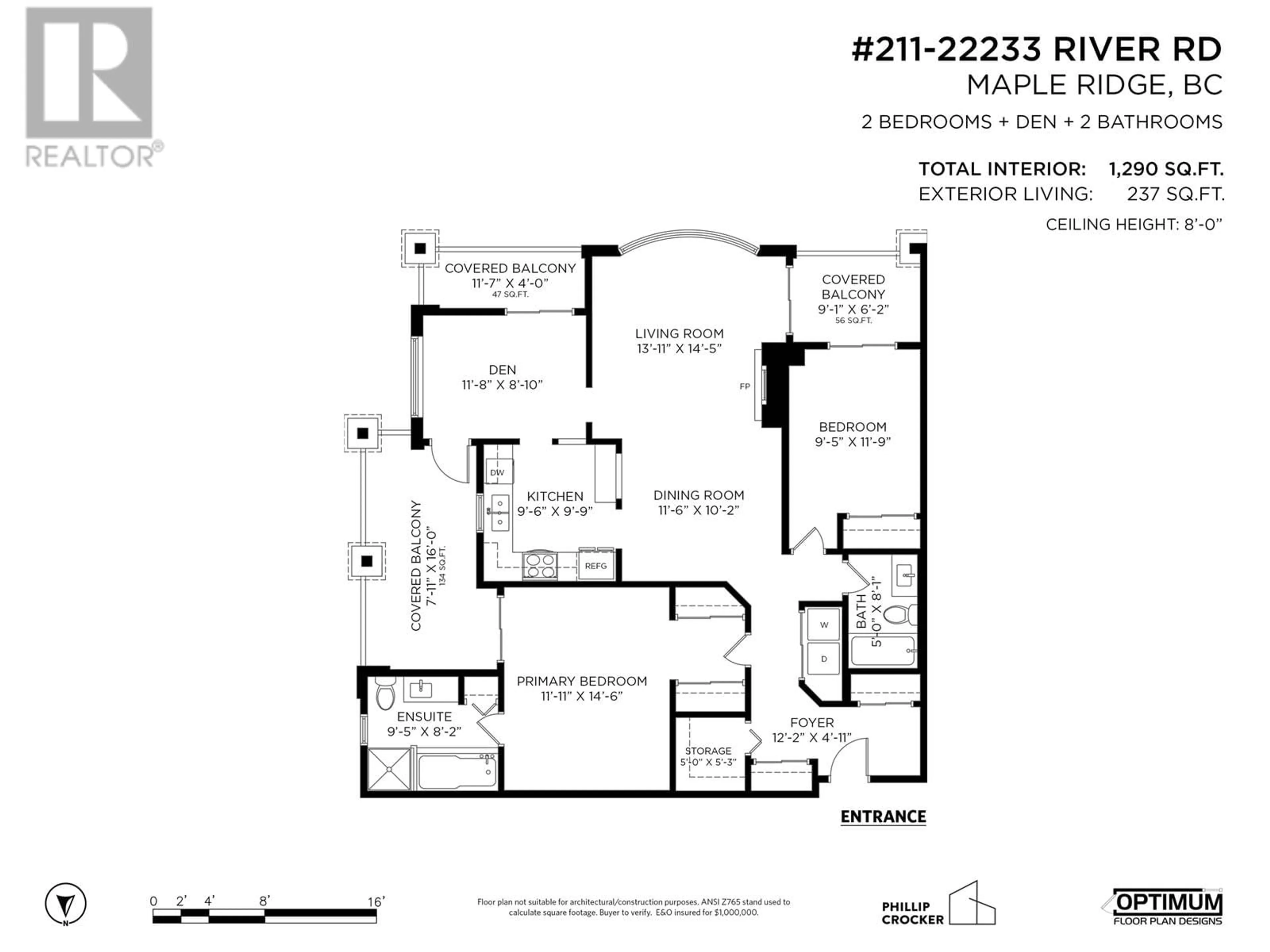 Floor plan for 211 22233 RIVER ROAD, Maple Ridge British Columbia V2X3N7