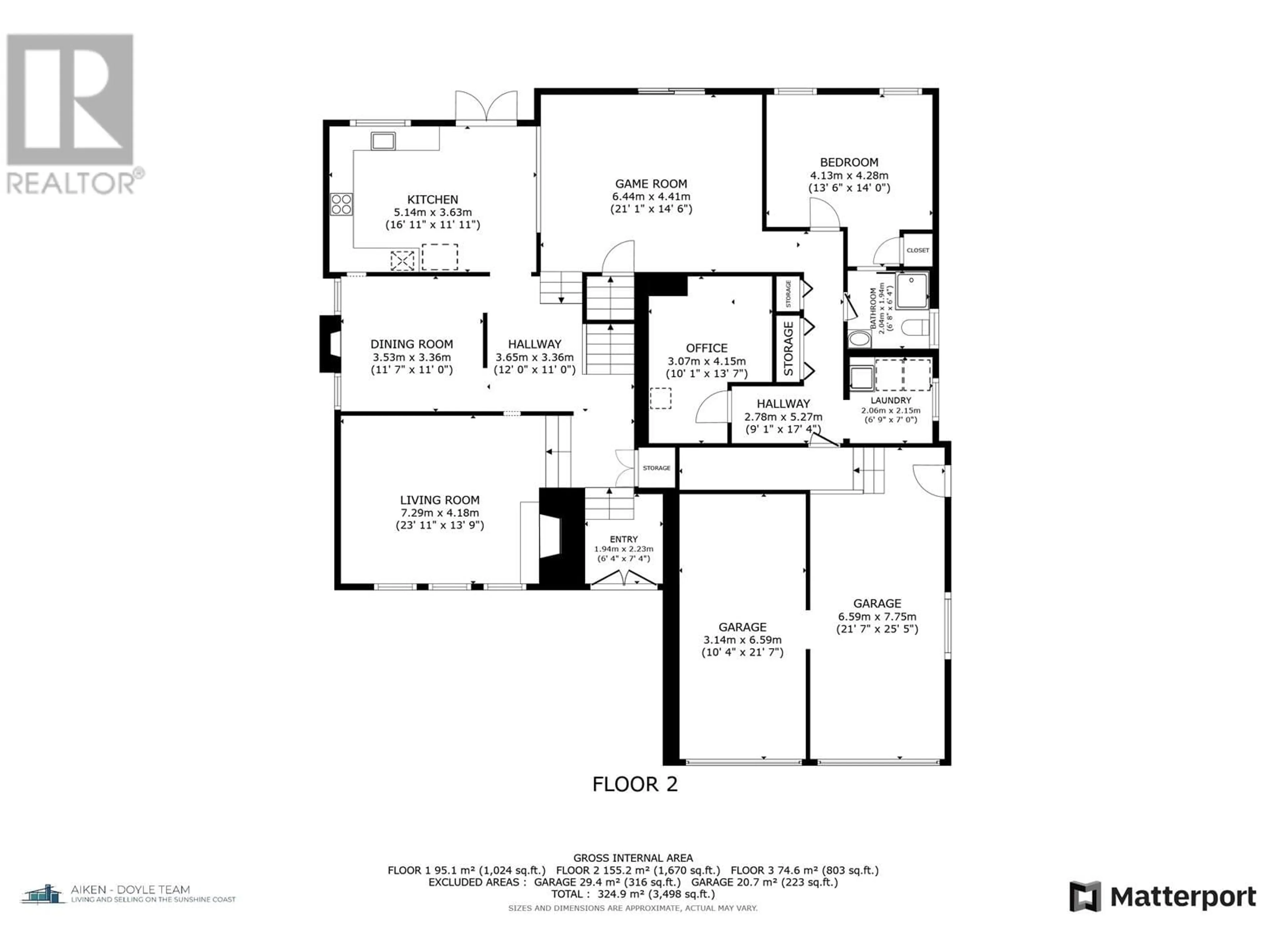 Floor plan for 1525 PARK AVENUE, Roberts Creek British Columbia V0N2W2