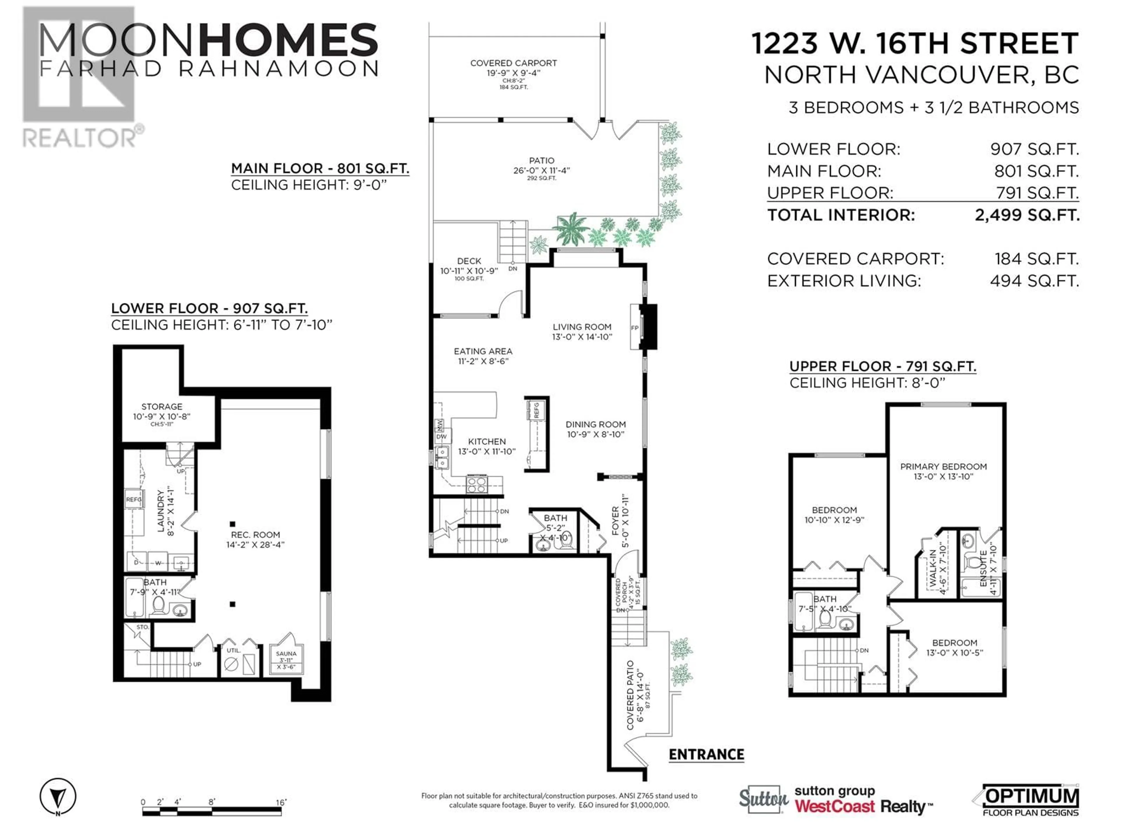 Floor plan for 1223 W 16TH STREET, North Vancouver British Columbia V7P1R5