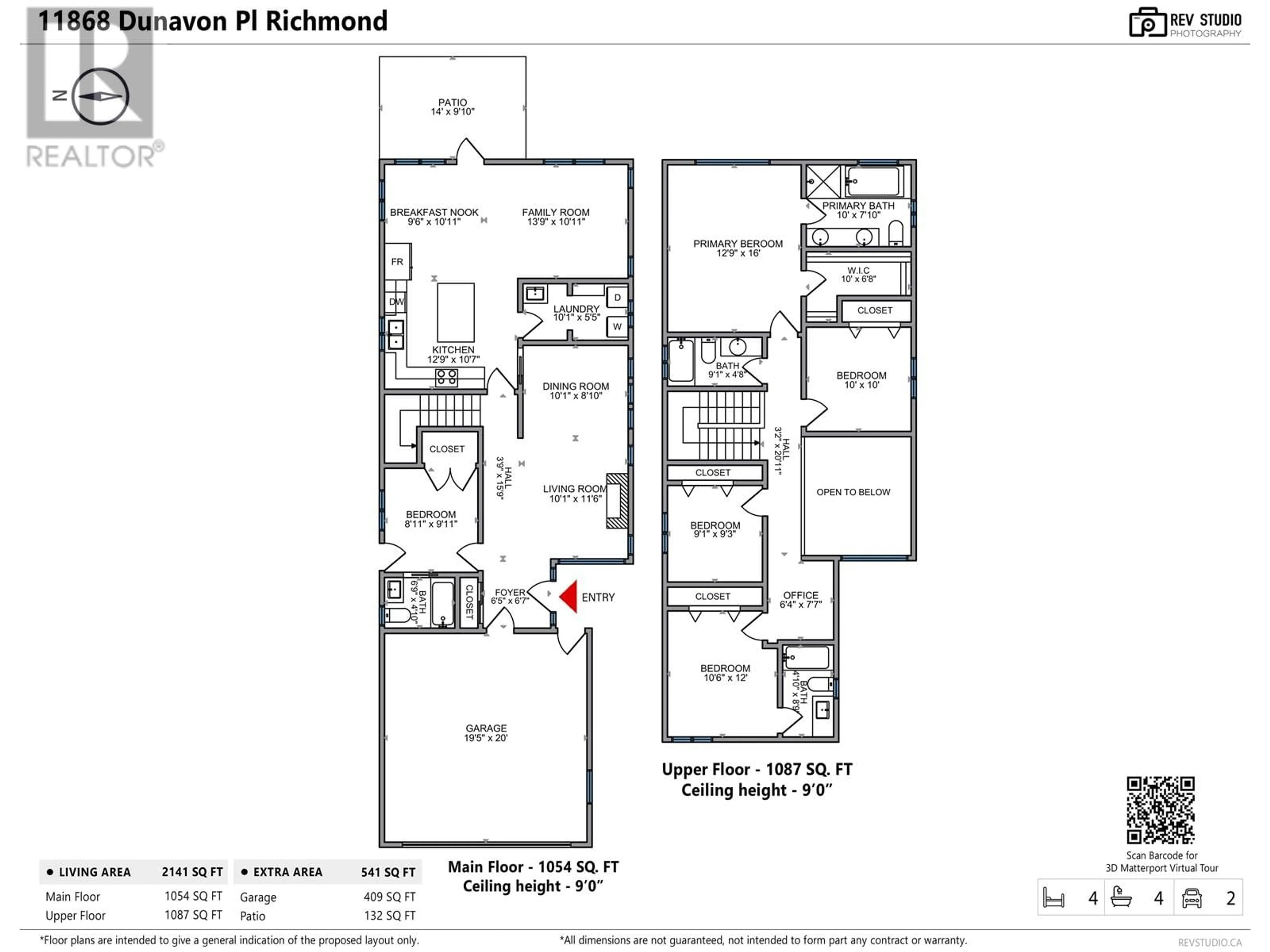 Floor plan for 11868 DUNAVON PLACE, Richmond British Columbia V7E3Y1