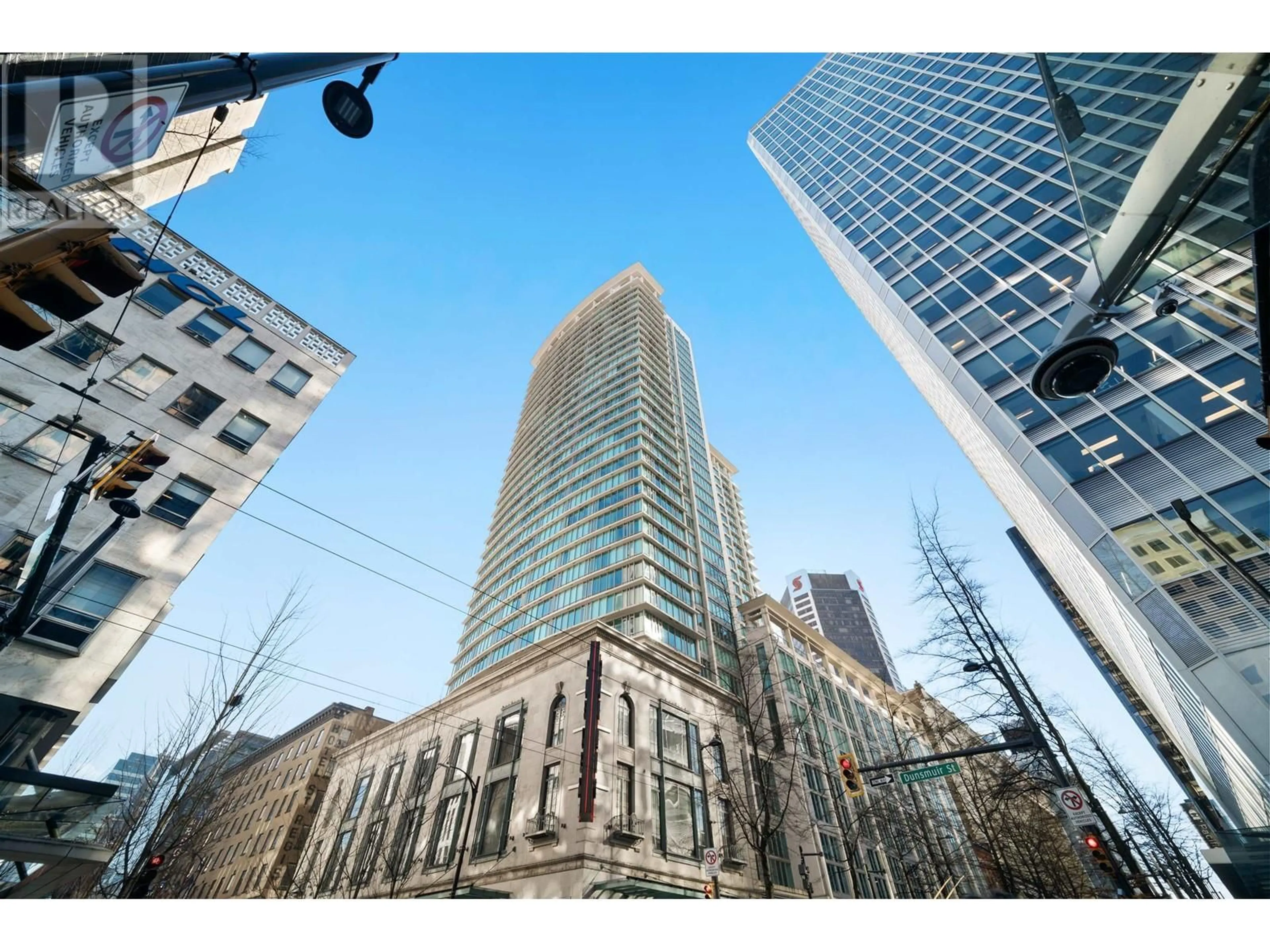 A pic from exterior of the house or condo, the view of city buildings for 607 610 GRANVILLE STREET, Vancouver British Columbia V6C3T3