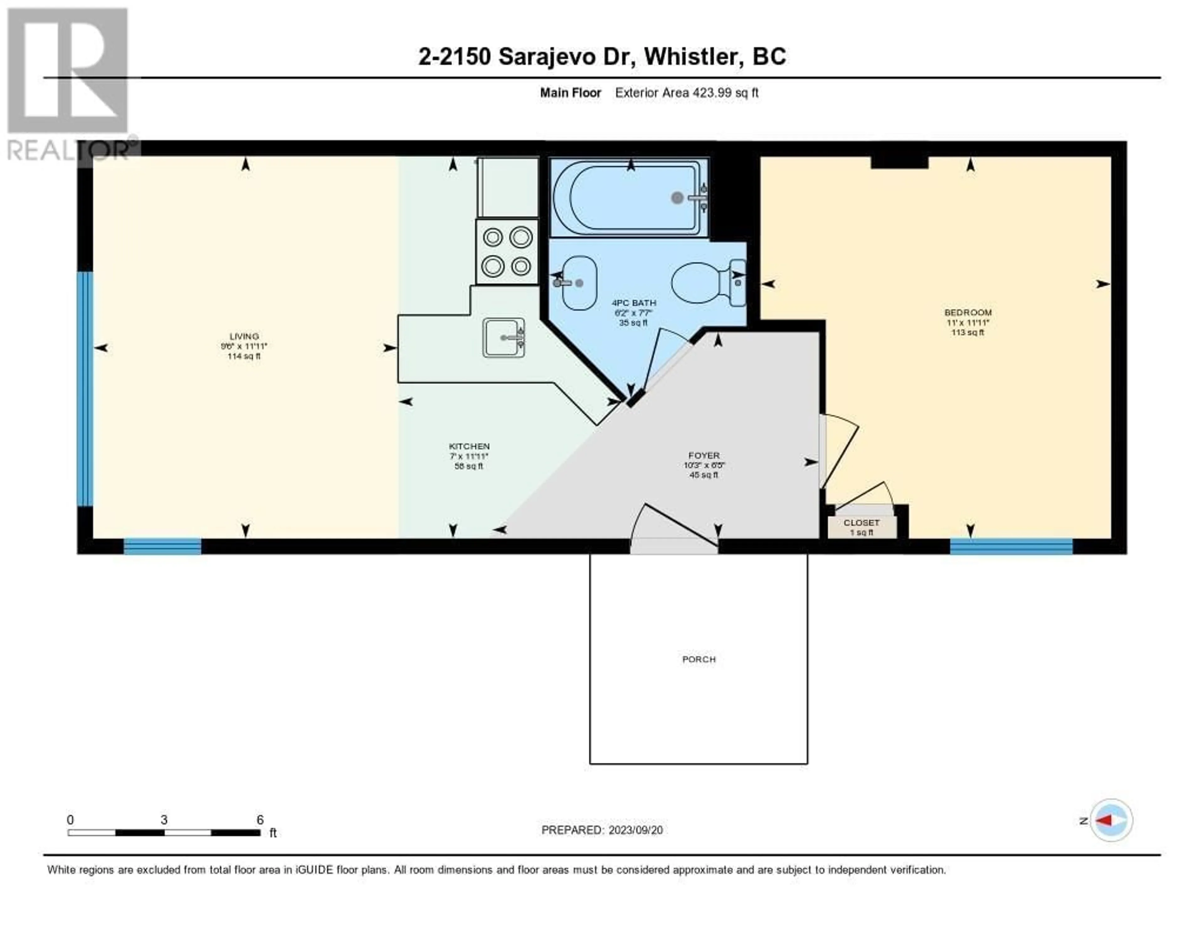 Floor plan for 2 - 2150 SARAJEVO DRIVE, Whistler British Columbia V8E0B5
