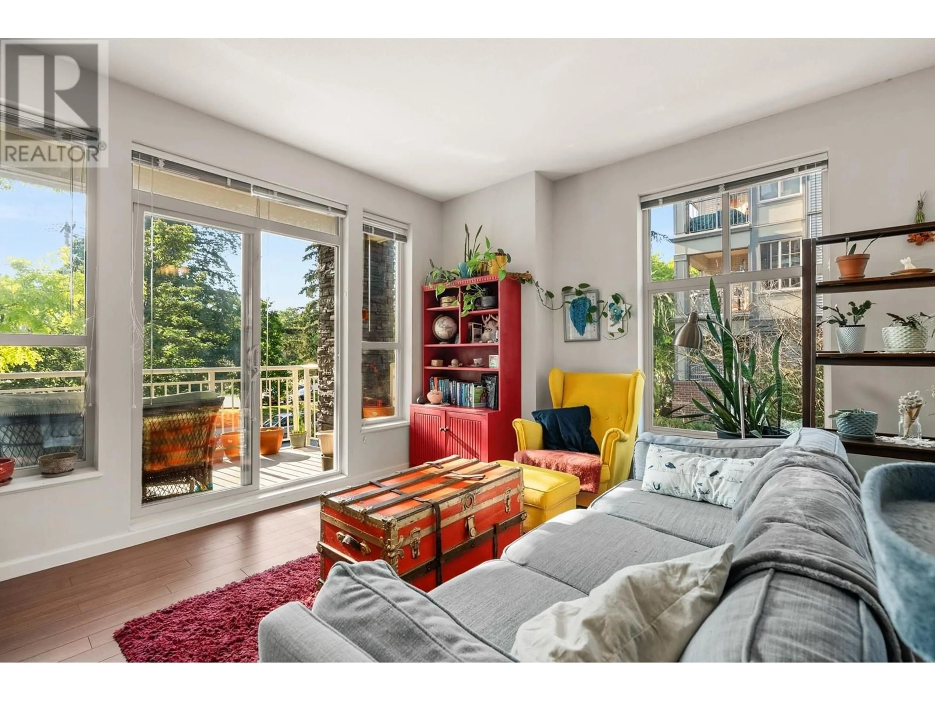 Living room, wood floors for 207 2477 KELLY AVENUE, Port Coquitlam British Columbia V3C0B3