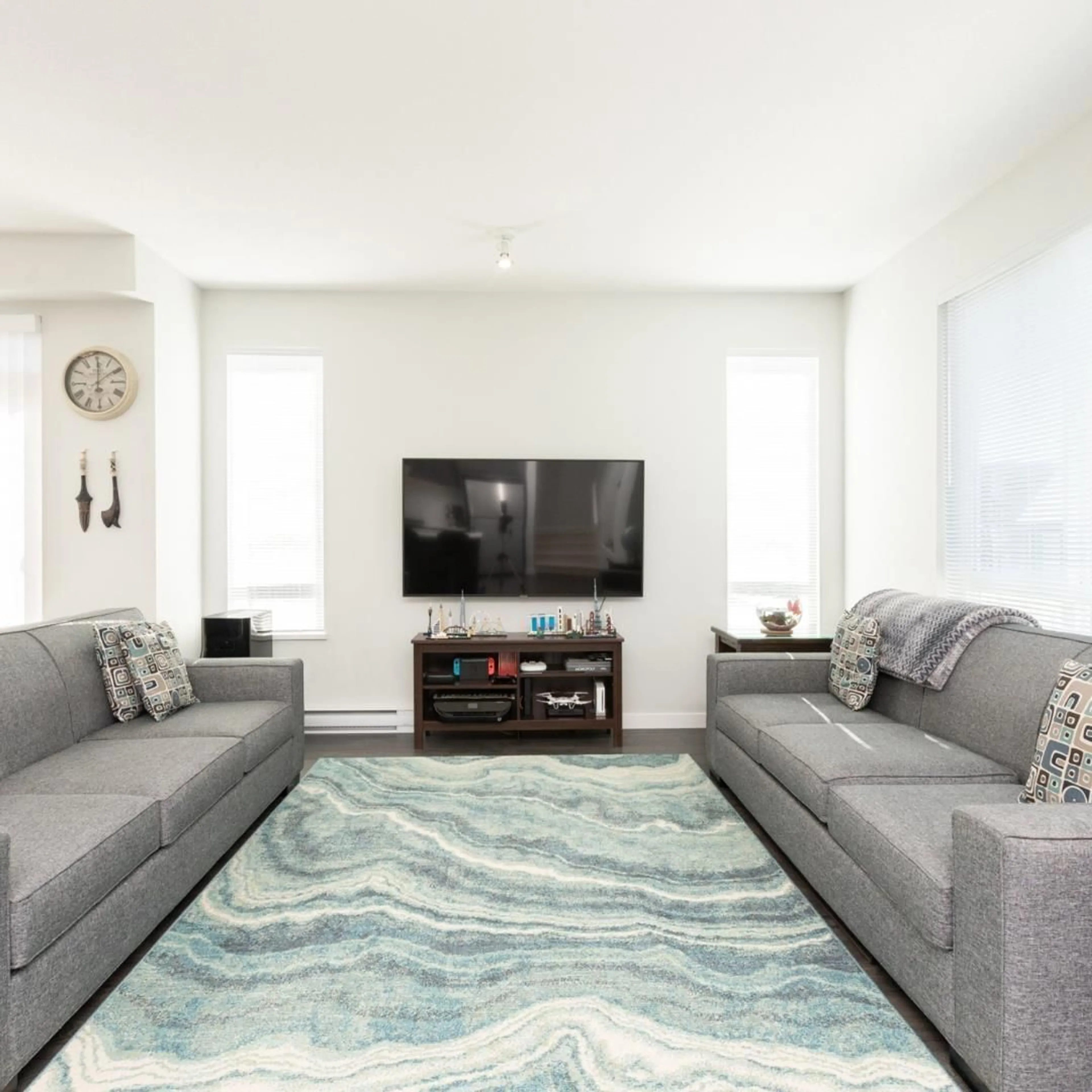 Living room, carpet floors for 134 30930 WESTRIDGE PLACE, Abbotsford British Columbia V2T0H6