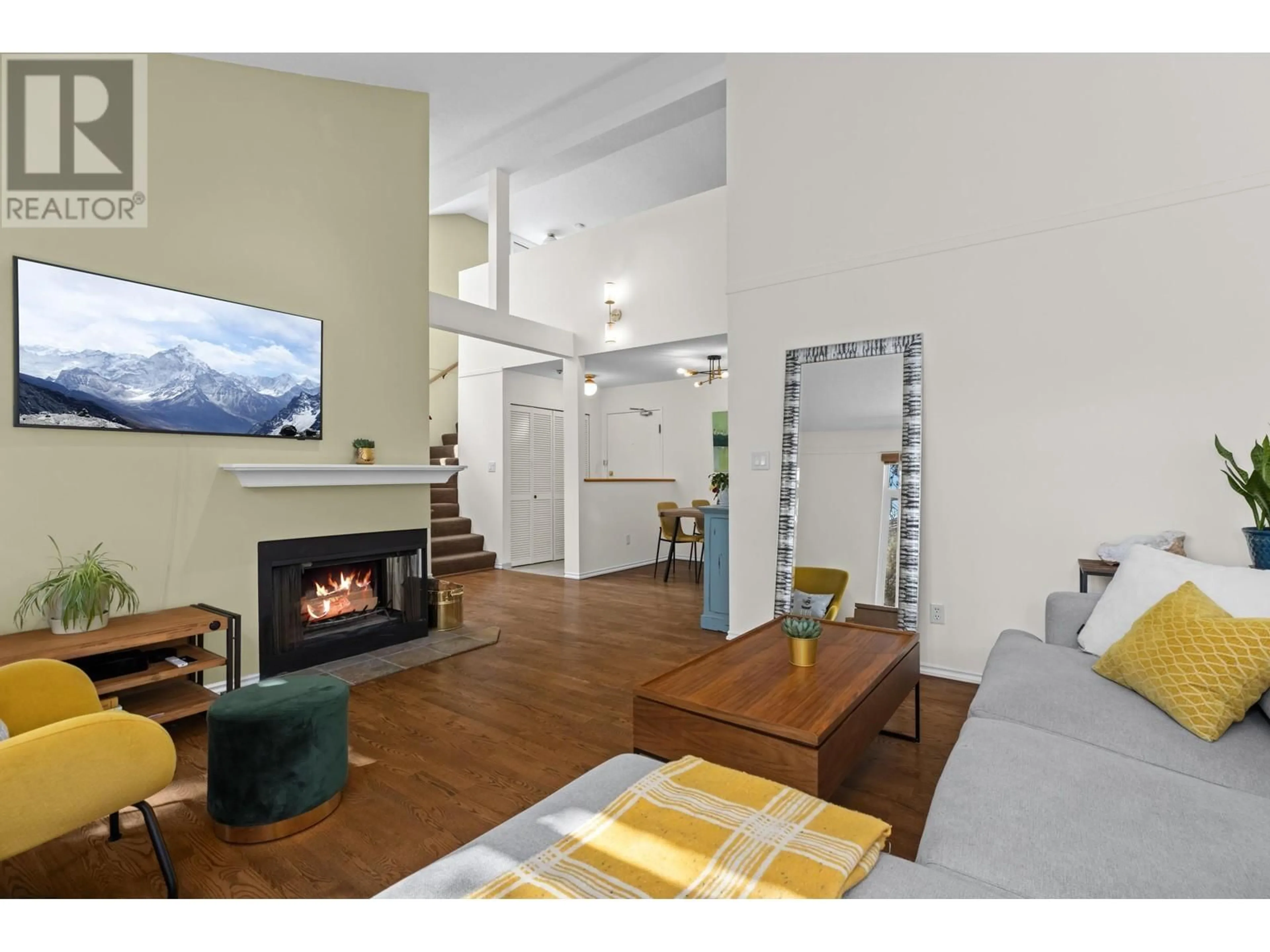 Living room, wood floors for 439 3364 MARQUETTE CRESCENT, Vancouver British Columbia V5S4K4