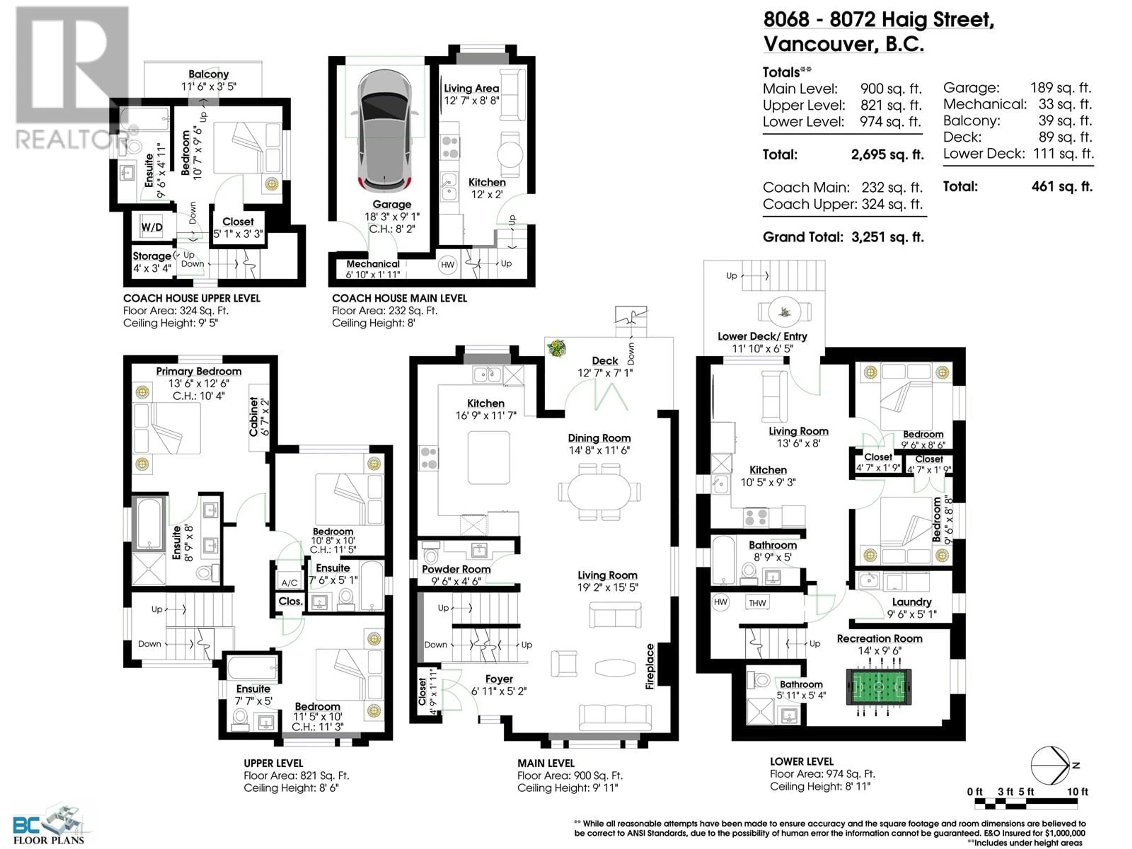 Floor plan for 8068 HAIG STREET, Vancouver British Columbia V6P4R9