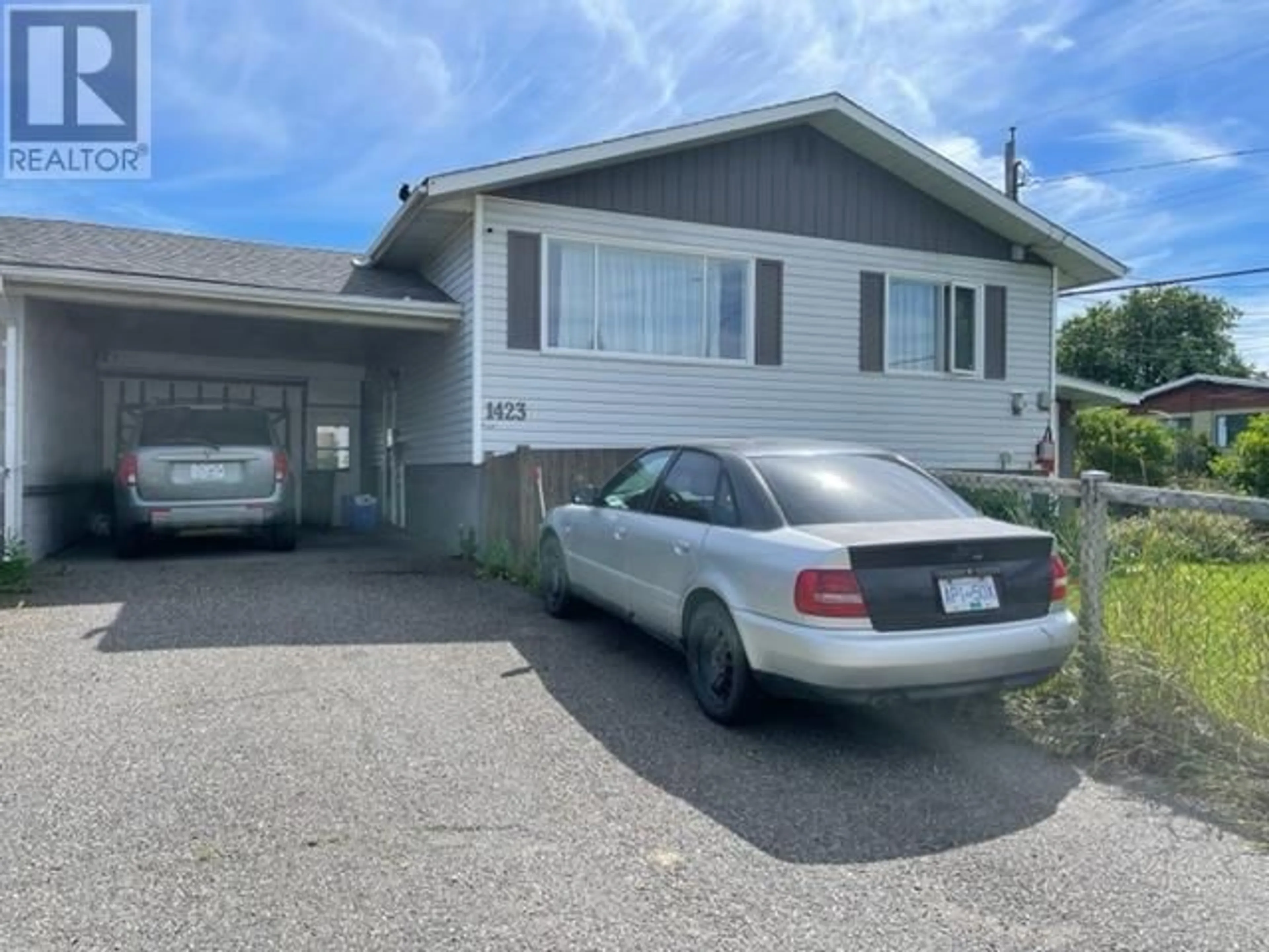 Frontside or backside of a home, the street view for 1423 STRATHCONA AVENUE, Prince George British Columbia V2L5C2