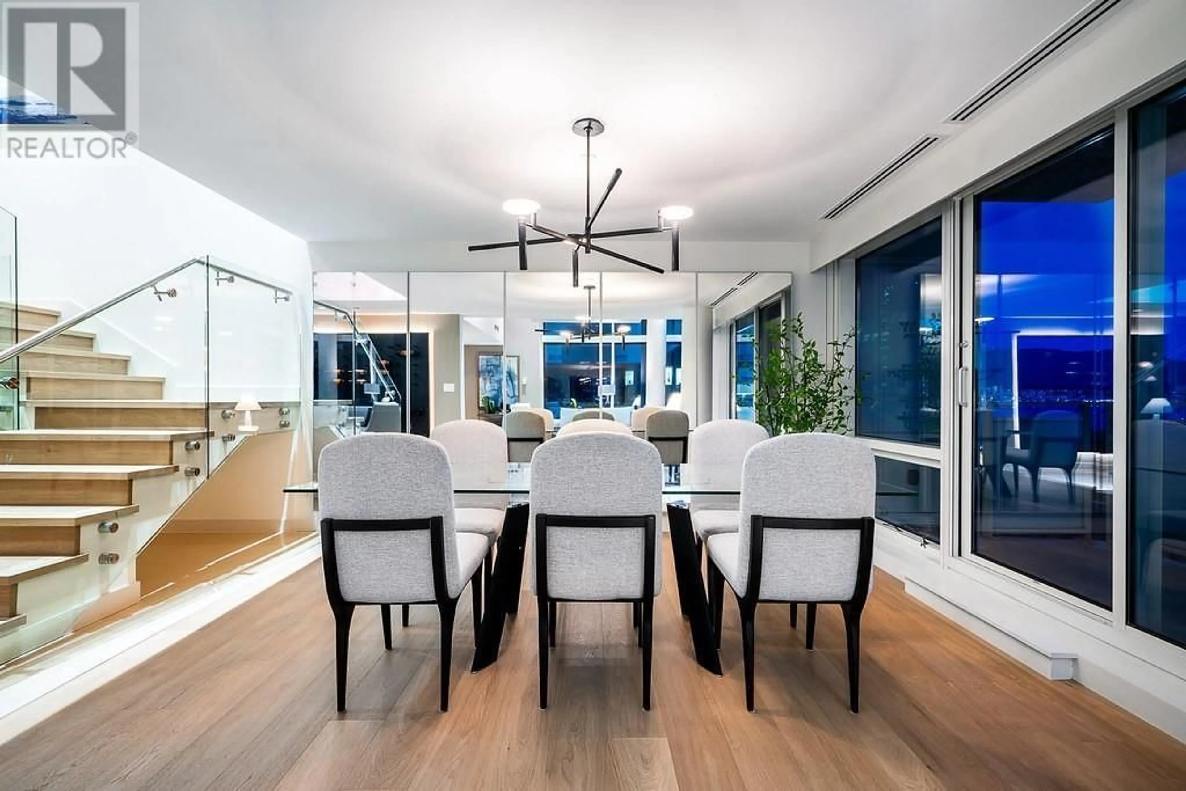 Dining room, wood floors for 503 1139 W CORDOVA STREET, Vancouver British Columbia V6C0A2