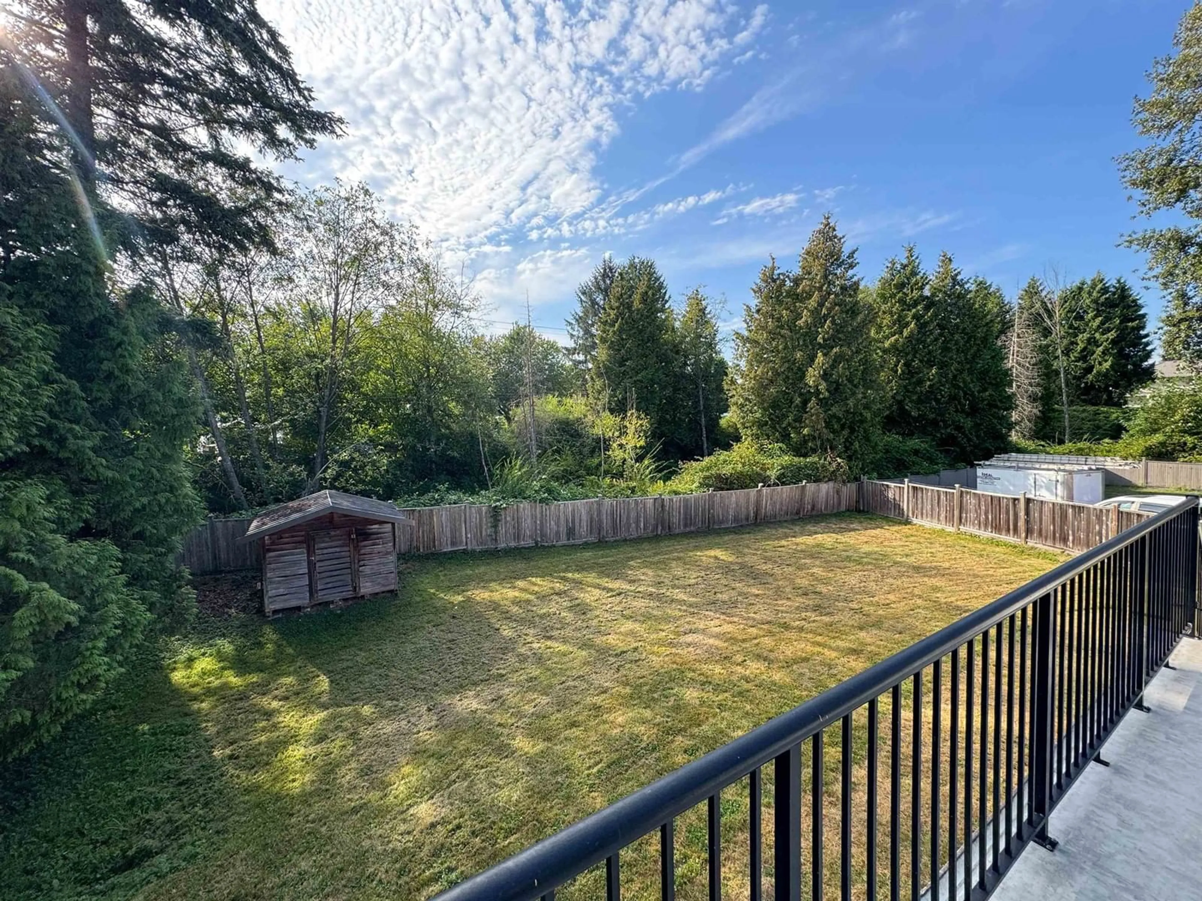 Patio, the fenced backyard for 8939 140A STREET, Surrey British Columbia V3V7H1