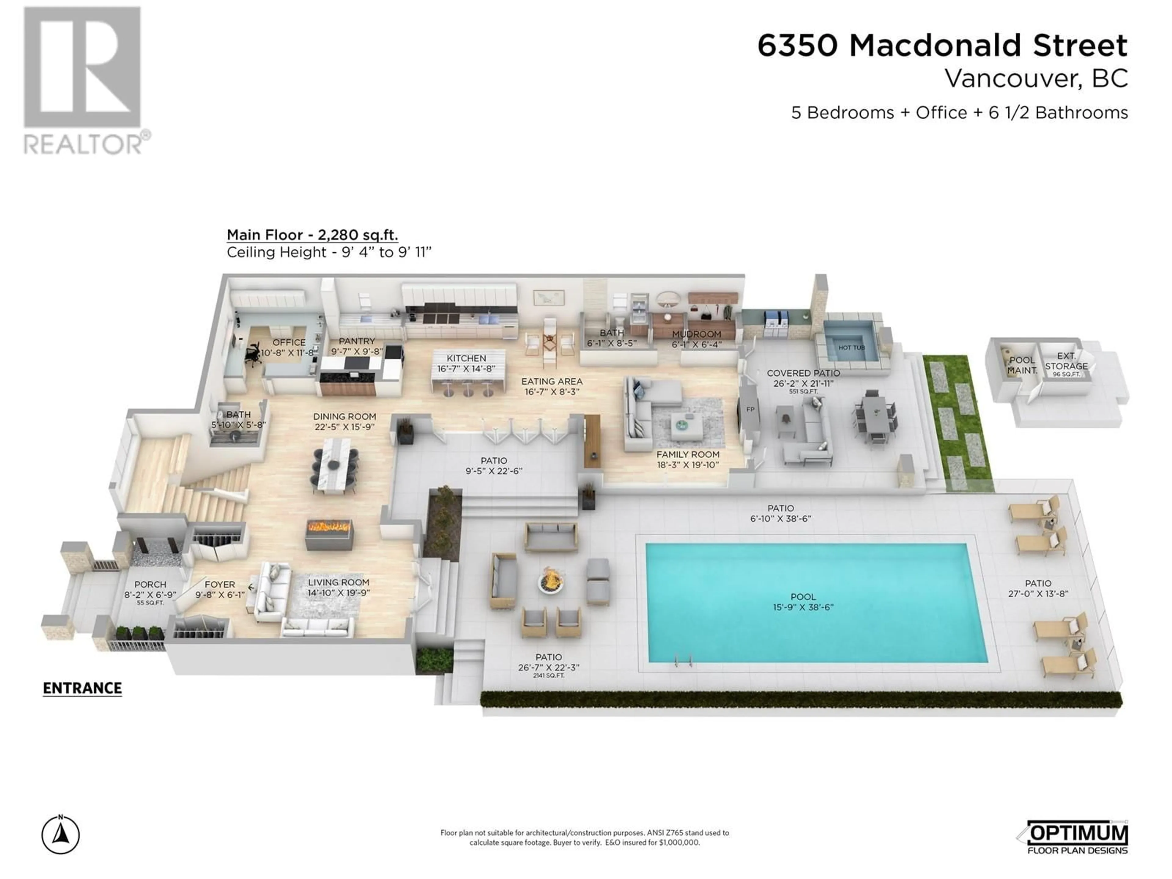 Floor plan for 6350 MACDONALD STREET, Vancouver British Columbia V6N1E6