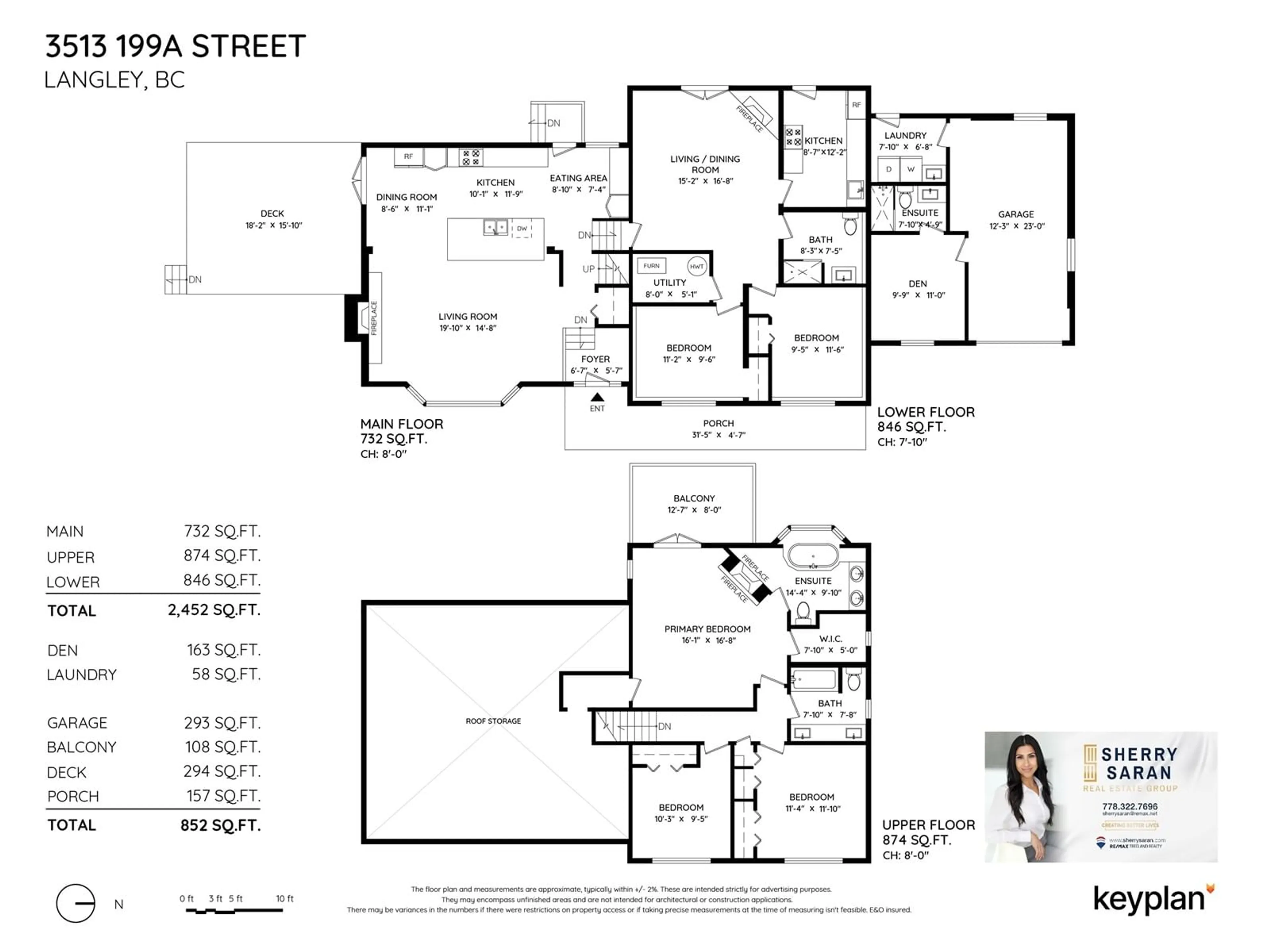 Floor plan for 3513 199A STREET, Langley British Columbia V3A1J3