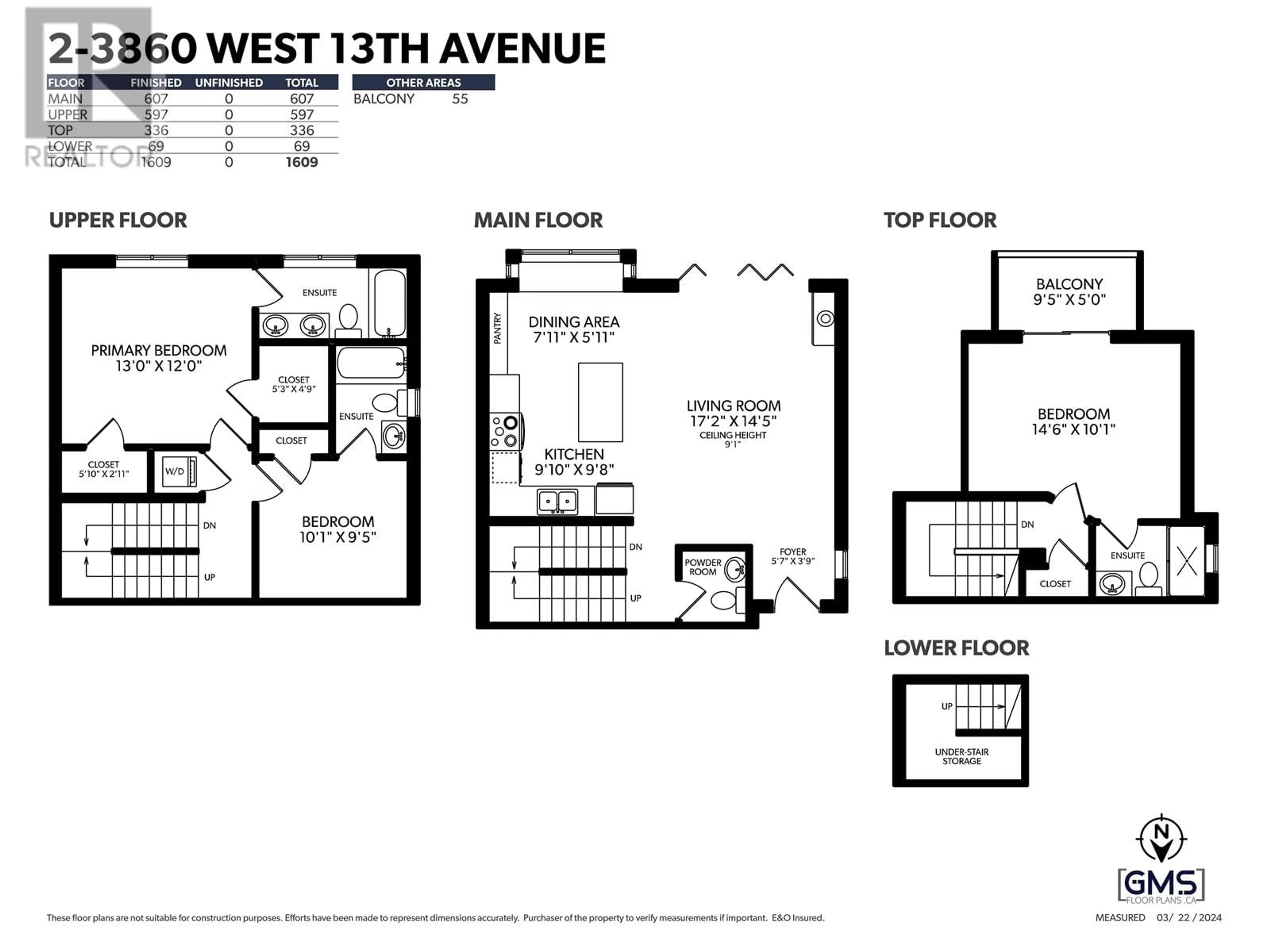 Floor plan for 2 3850 W 13TH AVENUE, Vancouver British Columbia V6R2S8