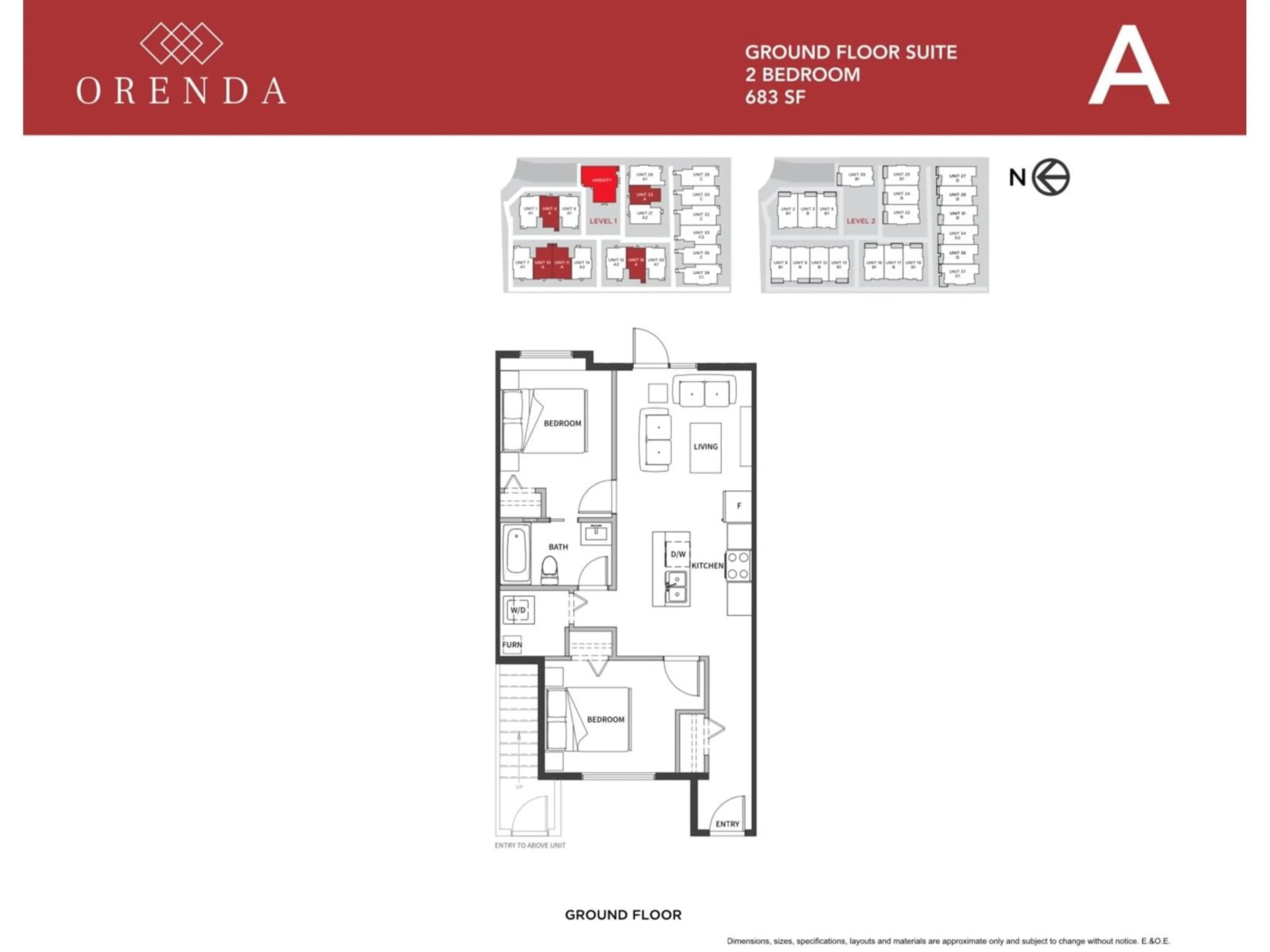 Floor plan for 23 18855 72 AVENUE, Surrey British Columbia V4N6X2