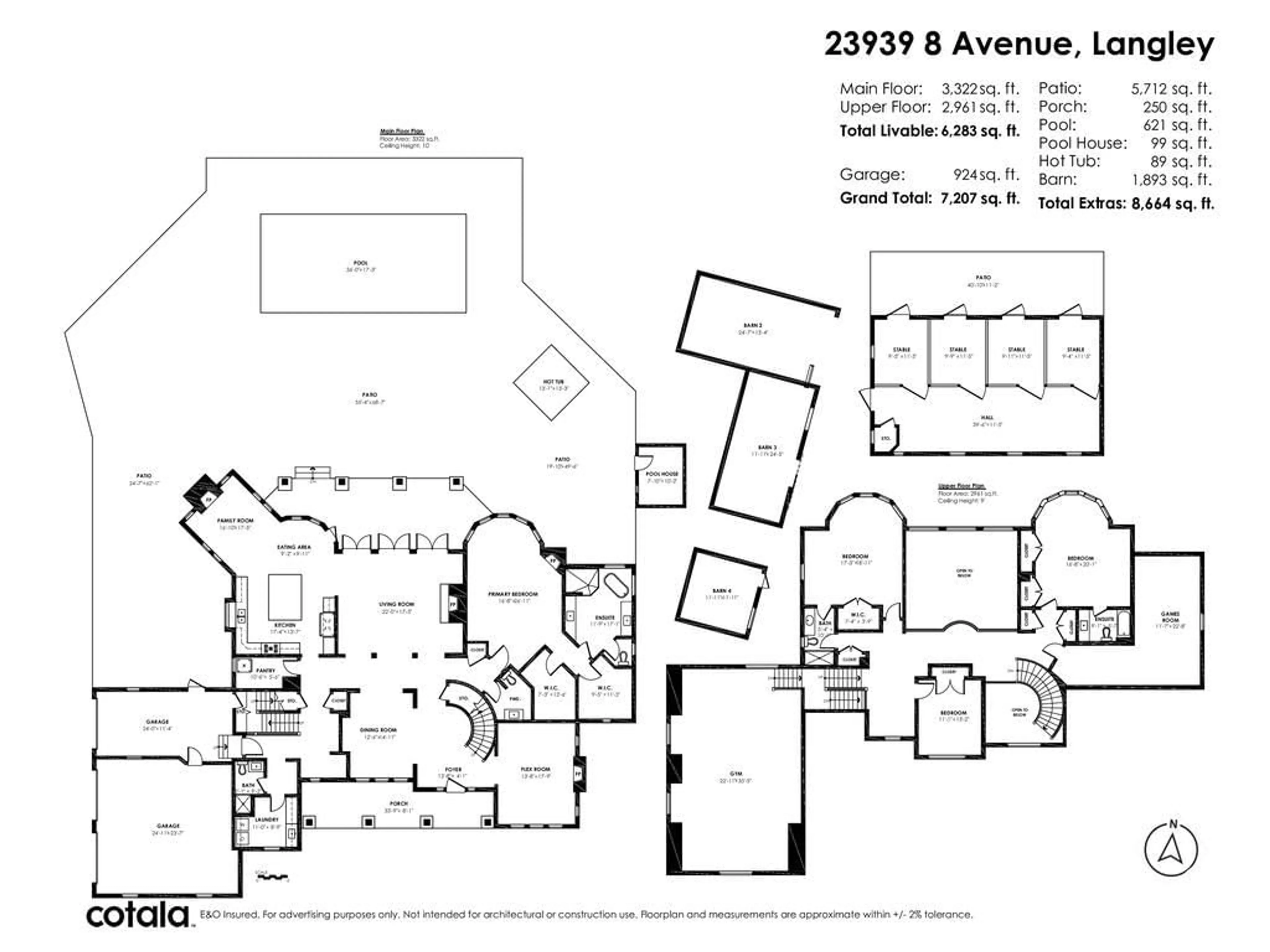 Floor plan for 23939 8, Langley British Columbia V2Z2X8
