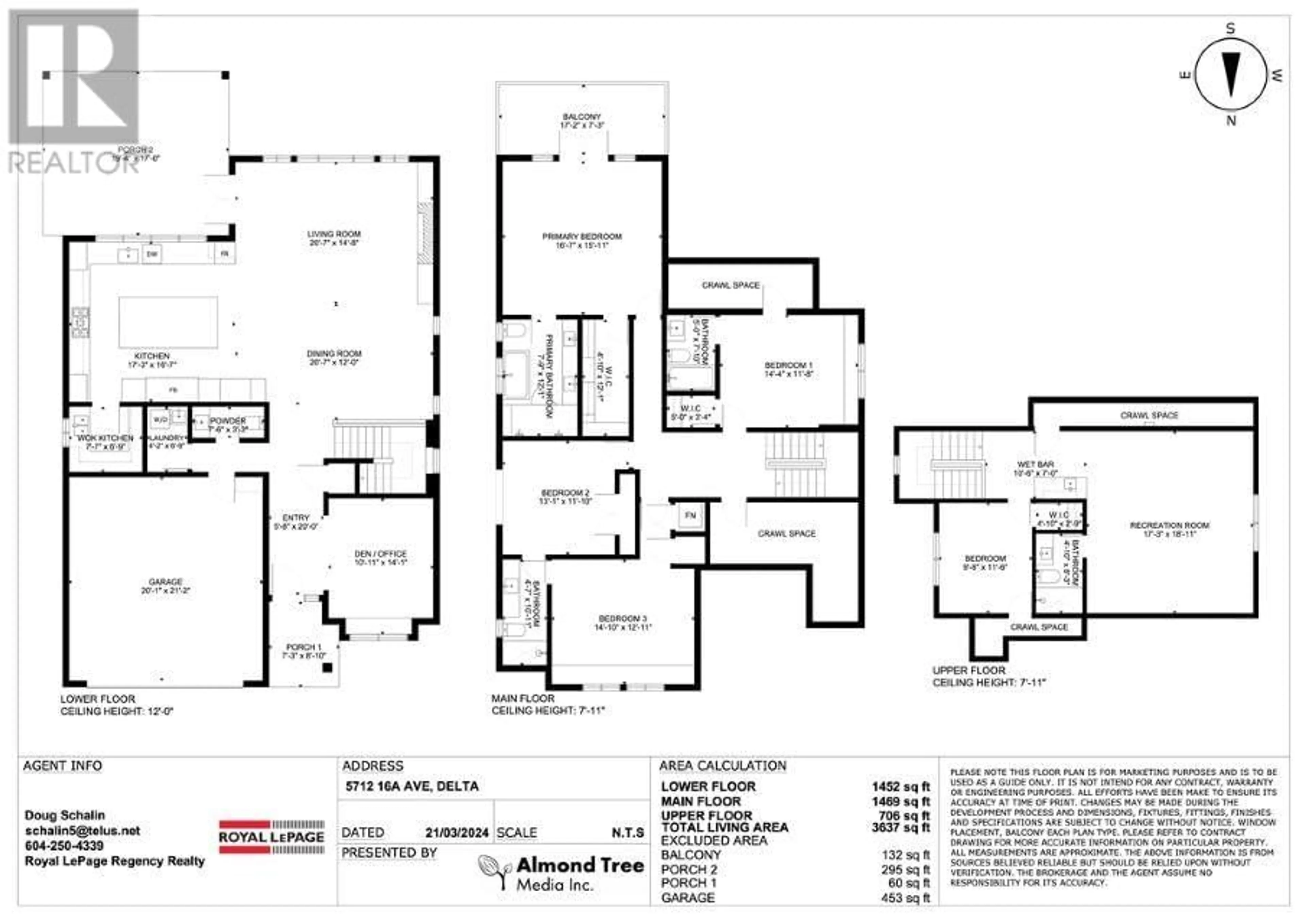 Floor plan for 5712 16A AVENUE, Delta British Columbia V4L1H9