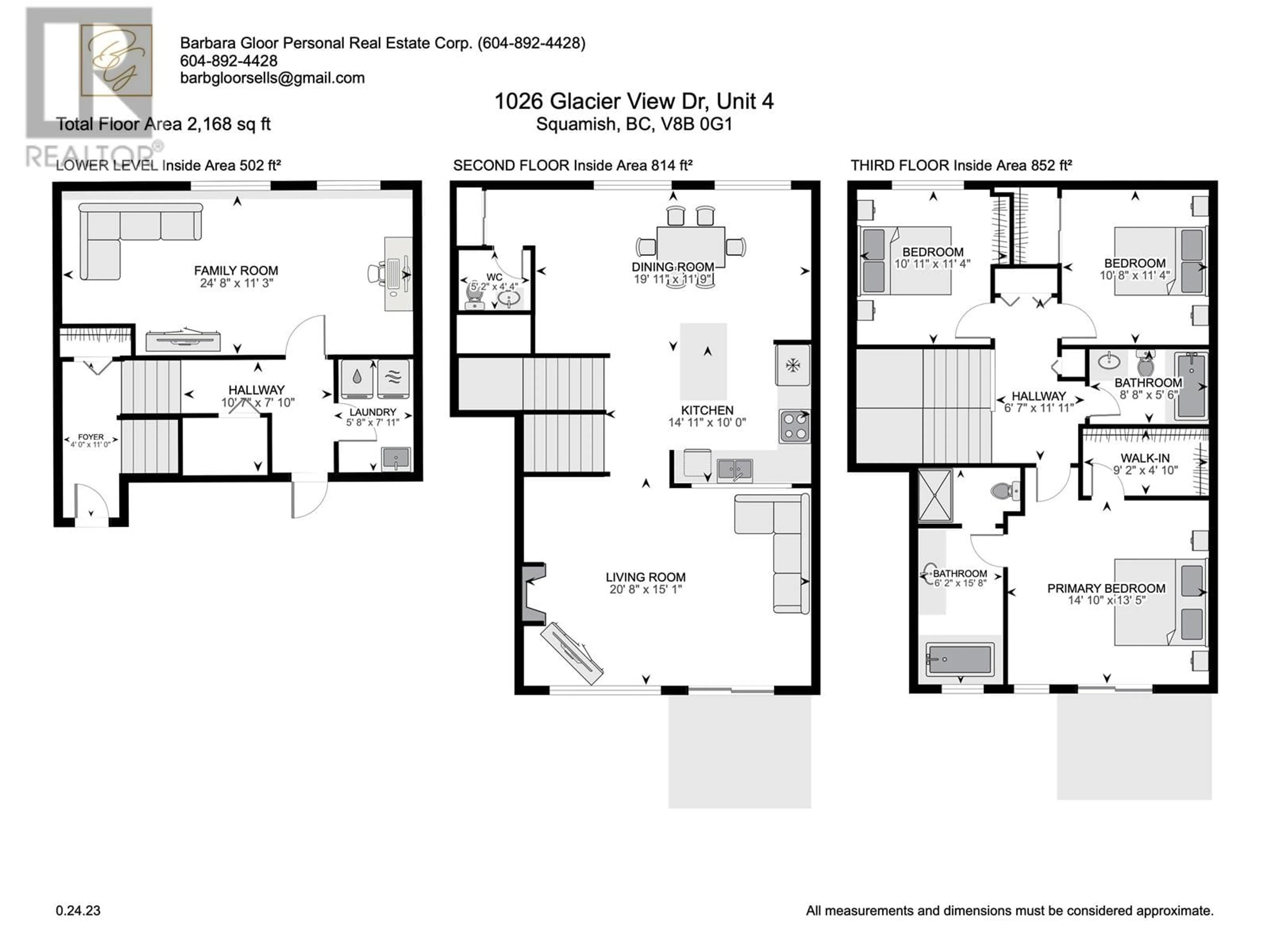 Floor plan for 4 1026 GLACIER VIEW DRIVE, Squamish British Columbia V8B0G1