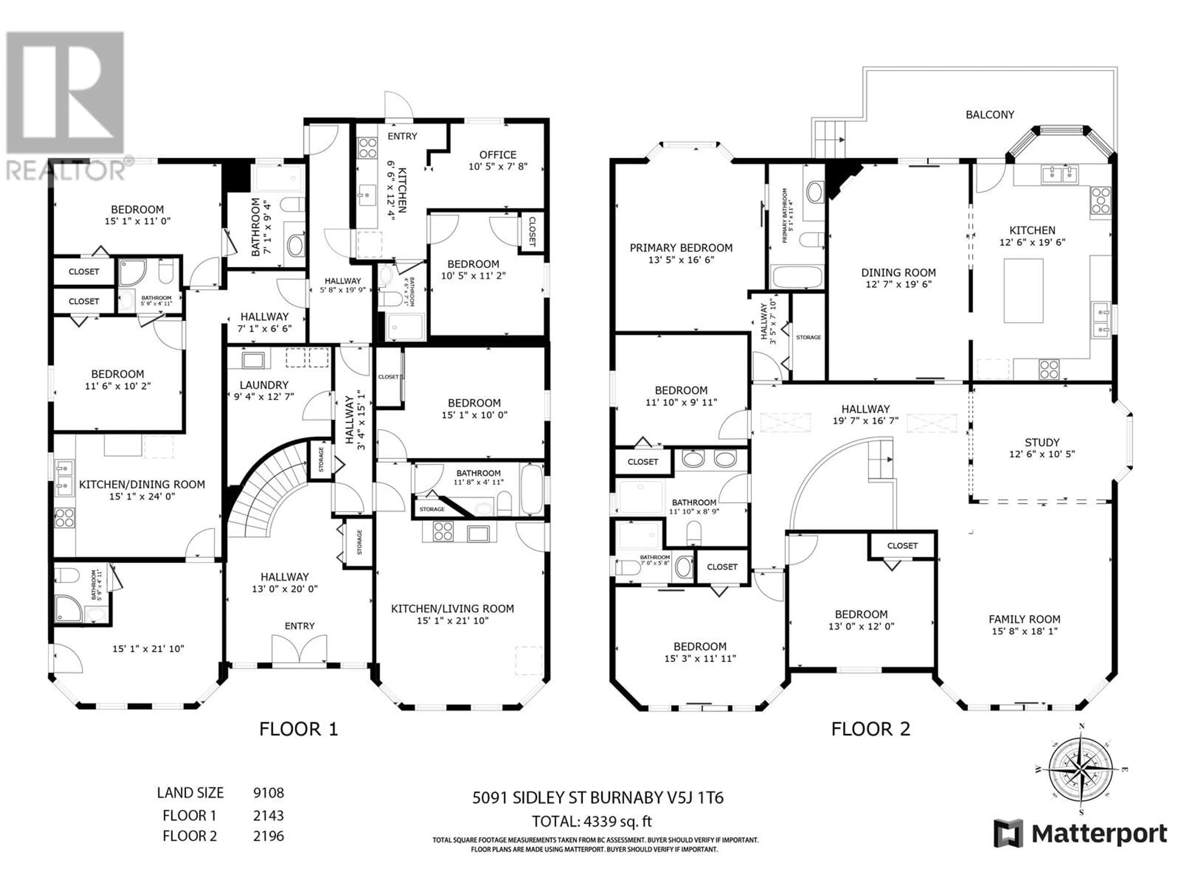 Floor plan for 5091 SIDLEY STREET, Burnaby British Columbia V5J1T6