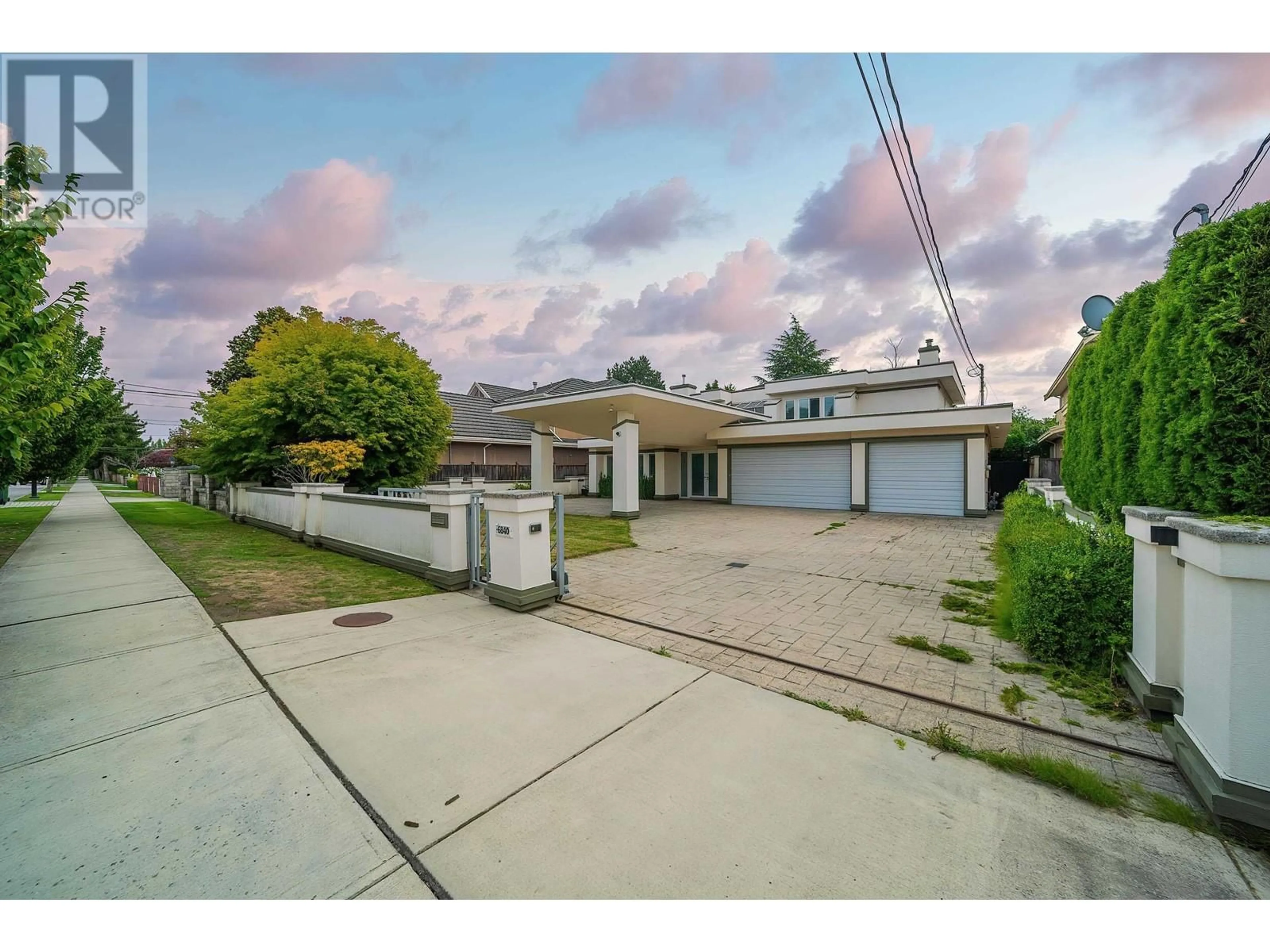 Frontside or backside of a home, the street view for 6840 DONALD ROAD, Richmond British Columbia V7C2Y9