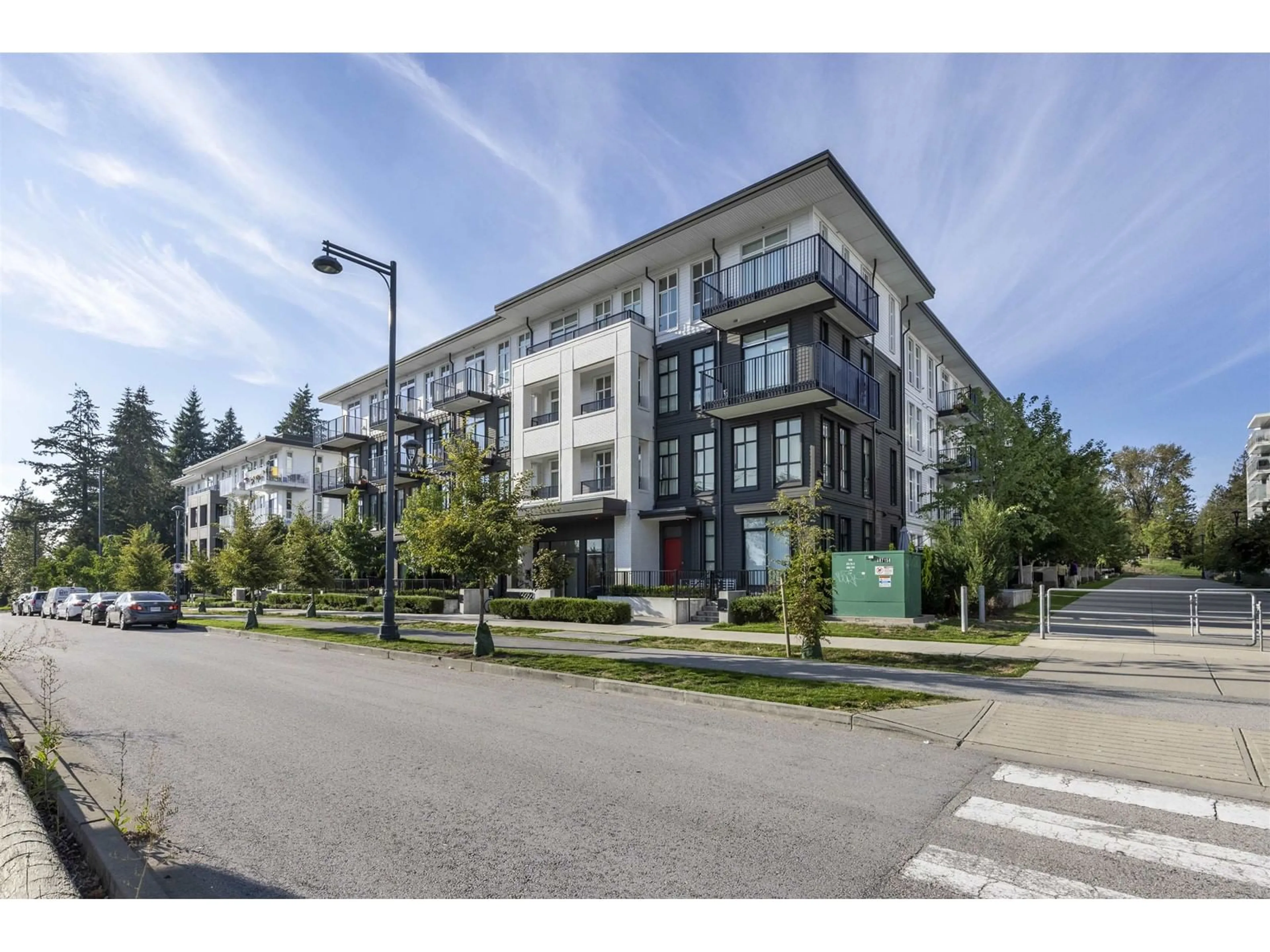 A pic from exterior of the house or condo, the street view for 405 13933 105 BOULEVARD, Surrey British Columbia V3T0R6