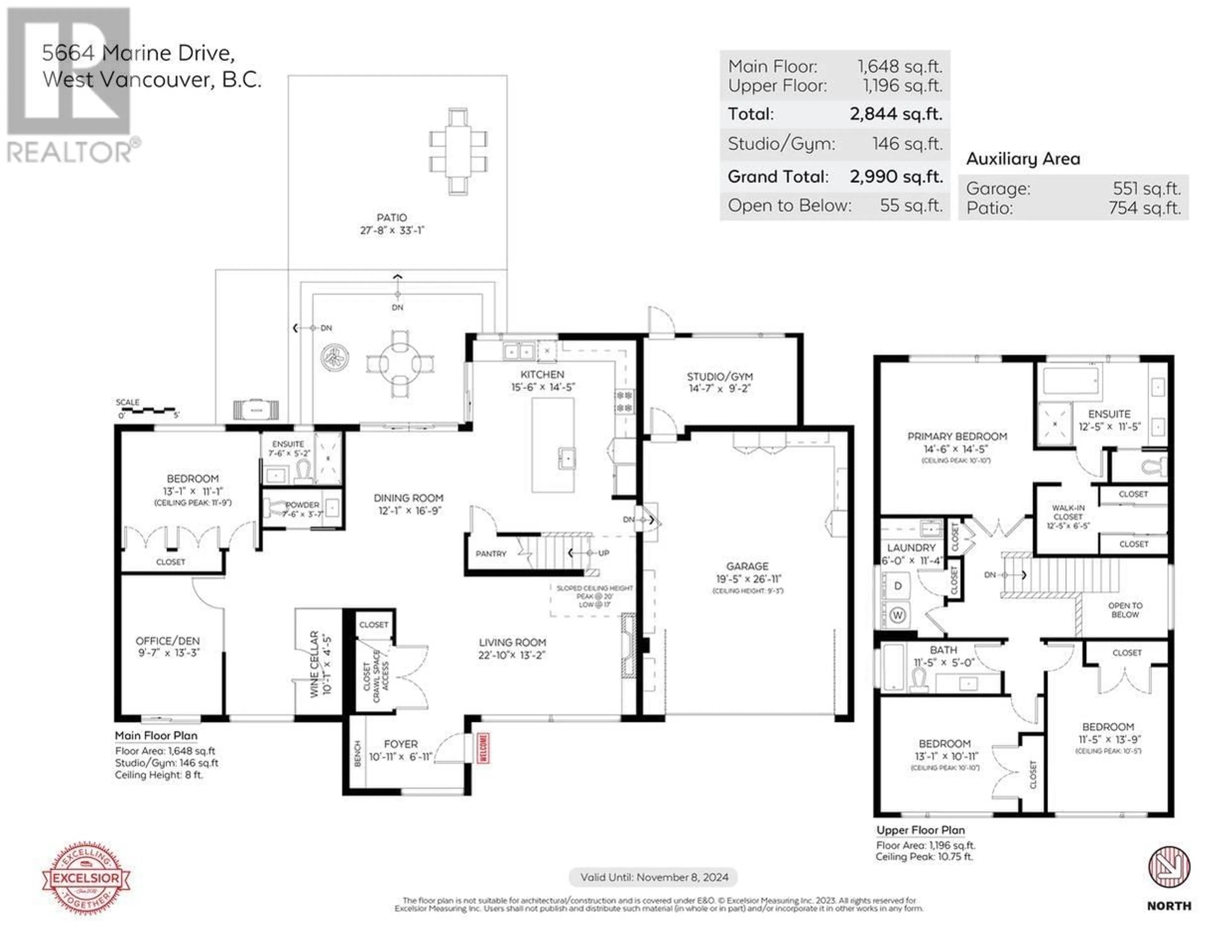 Floor plan for 5664 MARINE DRIVE, West Vancouver British Columbia V7W2R6