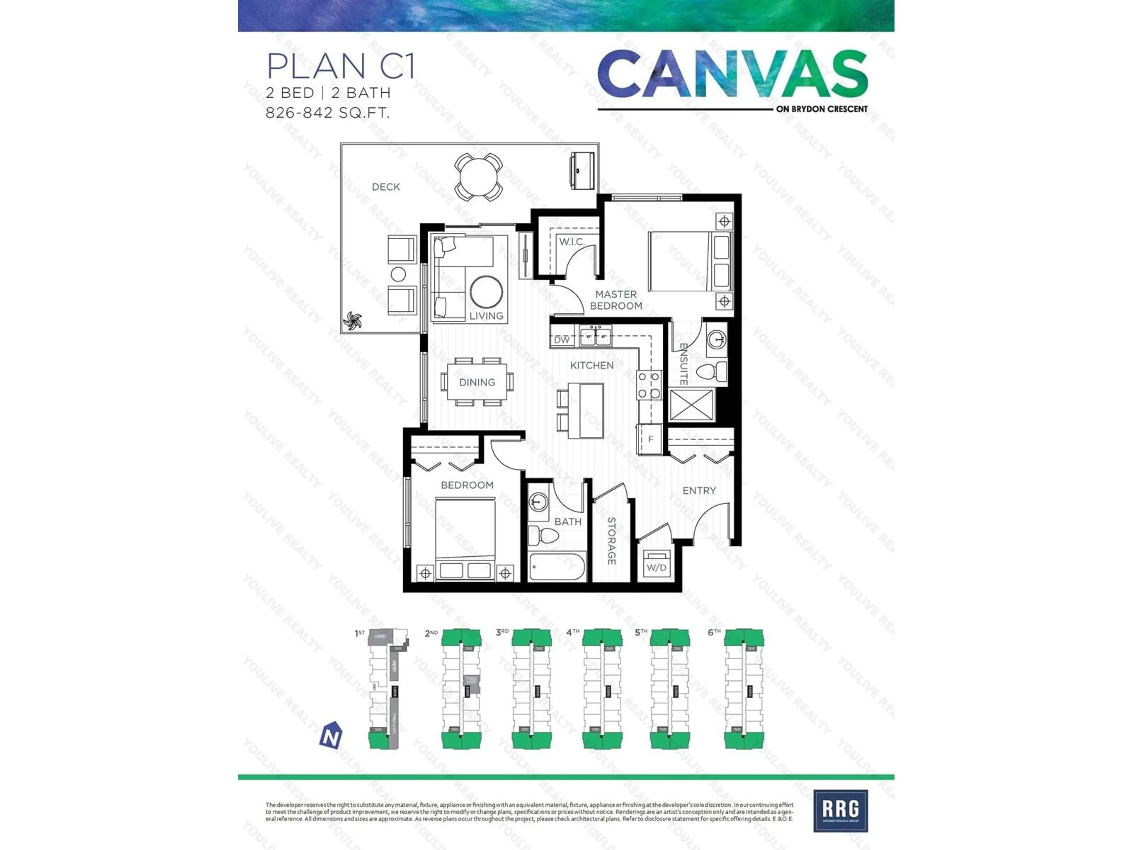 Floor plan for 204 5504 BRYDON CRESCENT, Langley British Columbia V3A0R3