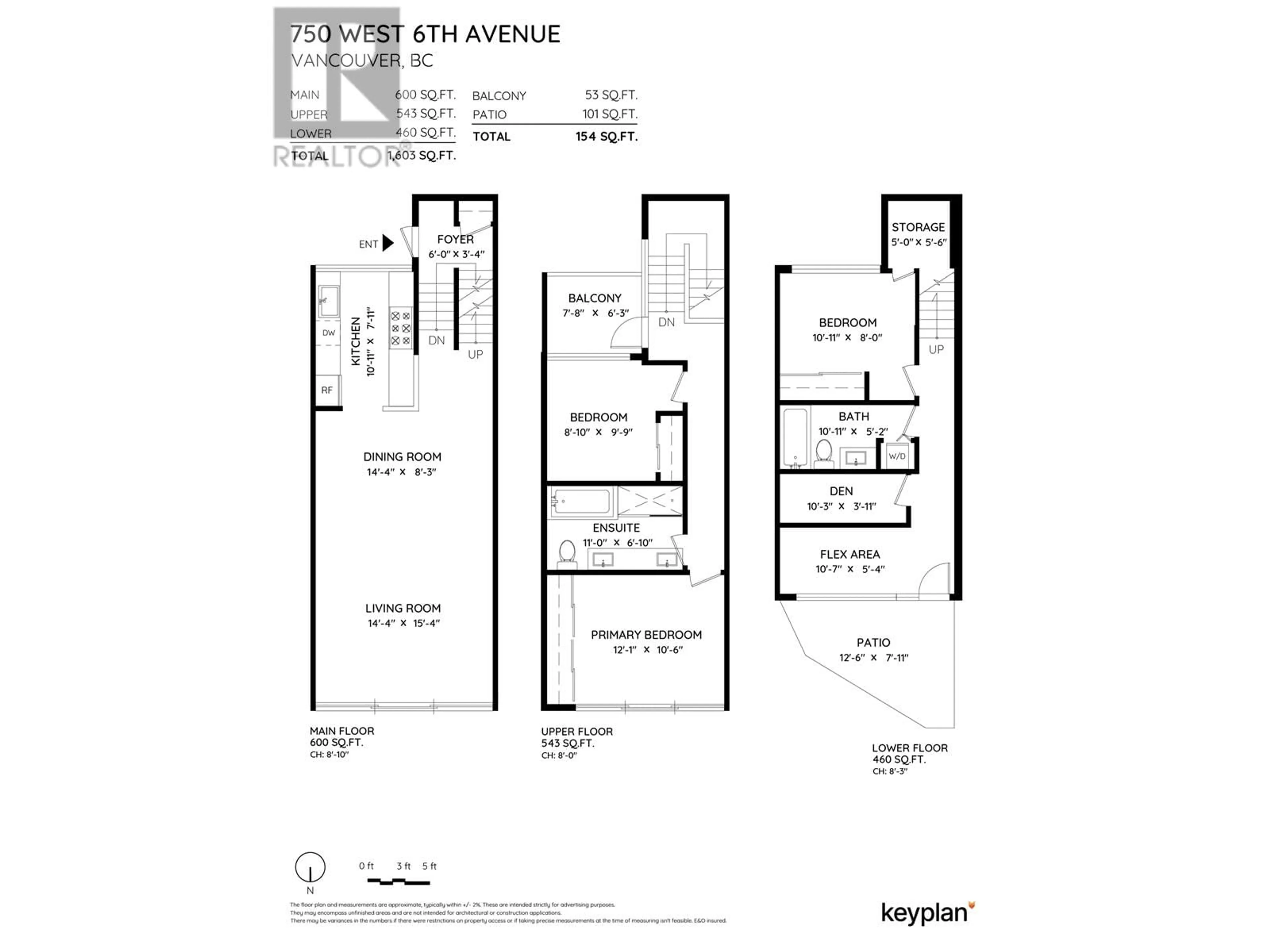 Floor plan for 750 W 6TH AVENUE, Vancouver British Columbia V5Z0C8