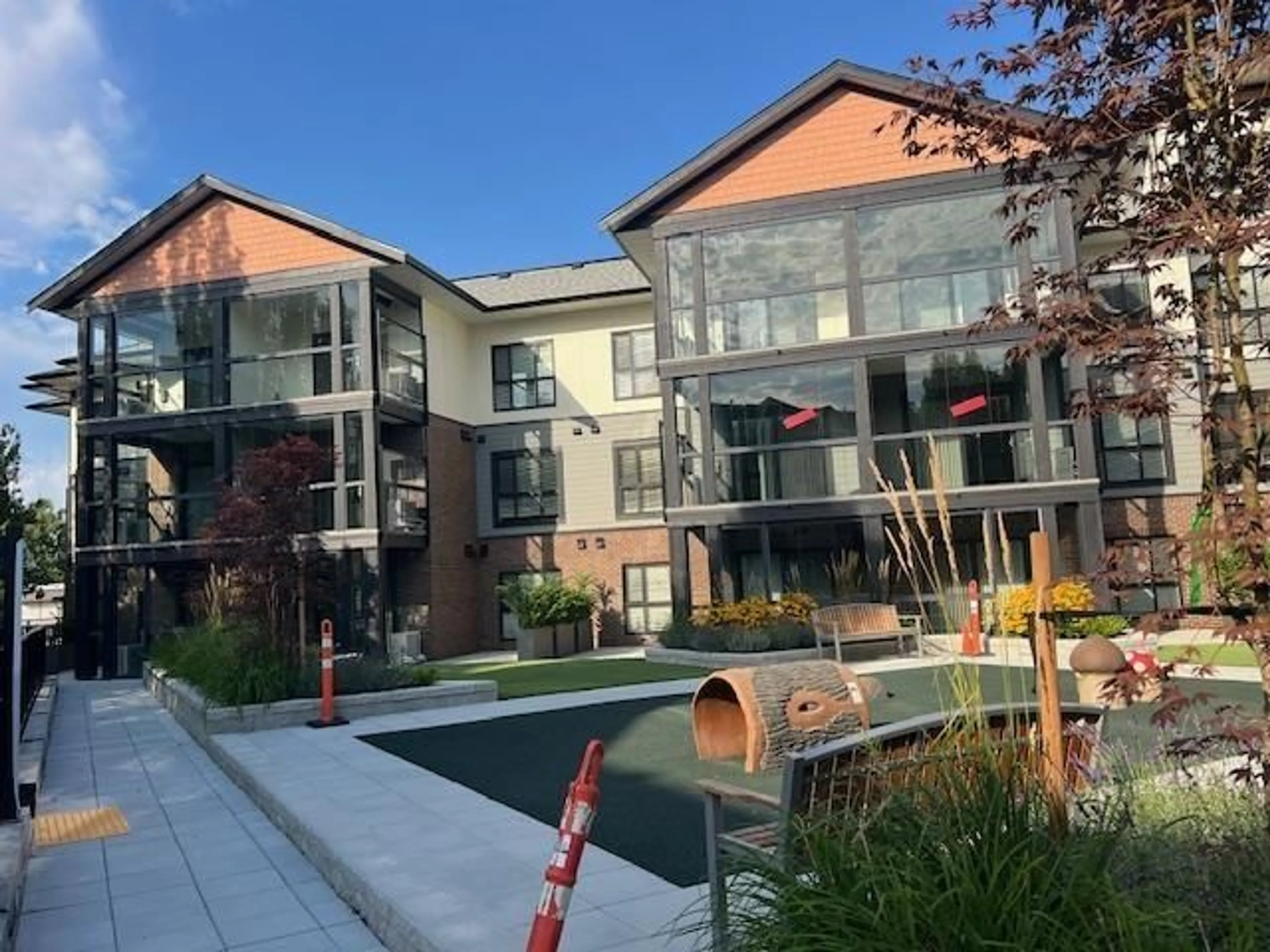 A pic from exterior of the house or condo, the front or back of building for 129 8497 YOUNG ROAD, Chilliwack British Columbia V2P0M6