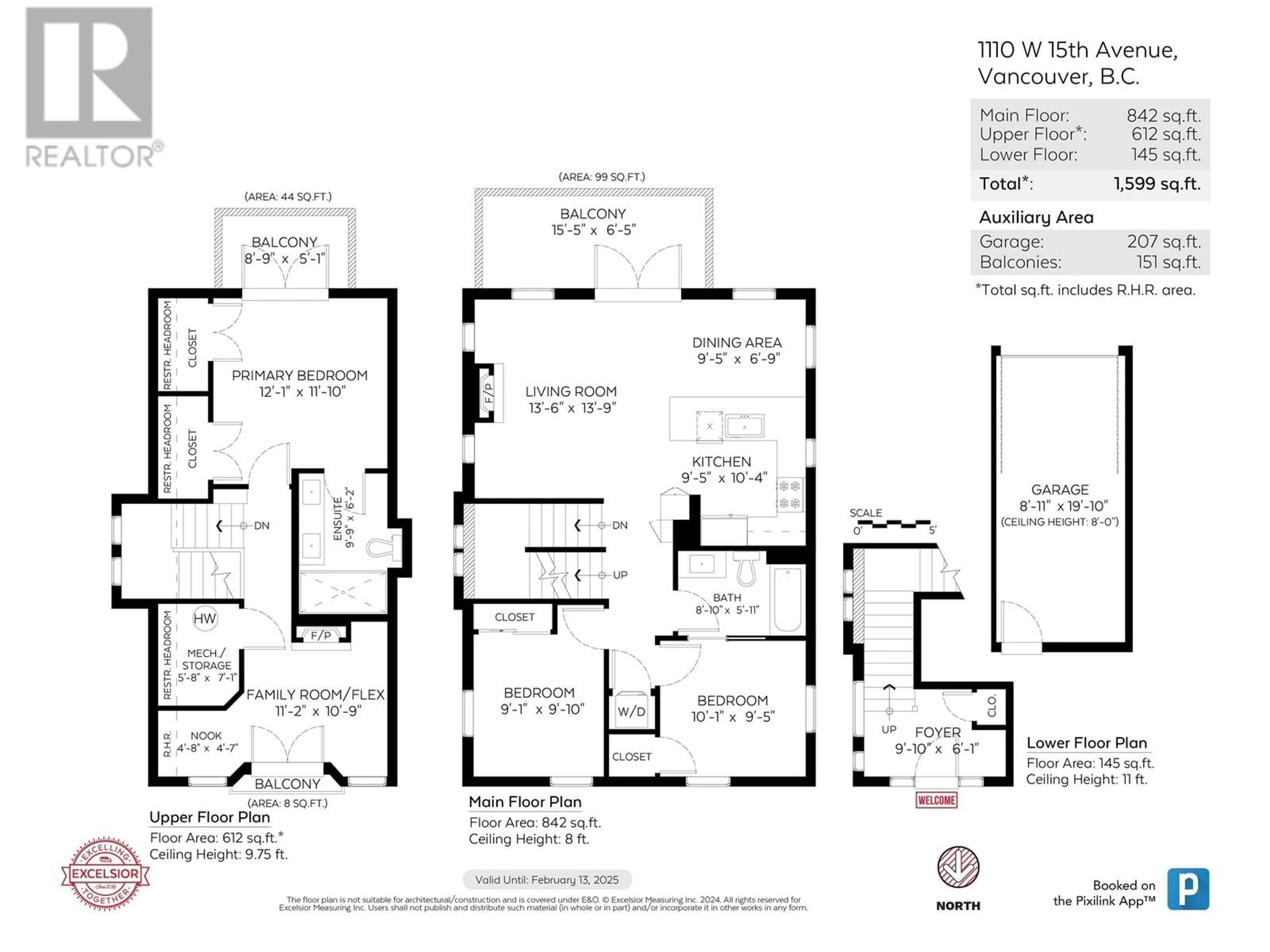 Floor plan for 1110 W 15TH AVENUE, Vancouver British Columbia V6H1R6