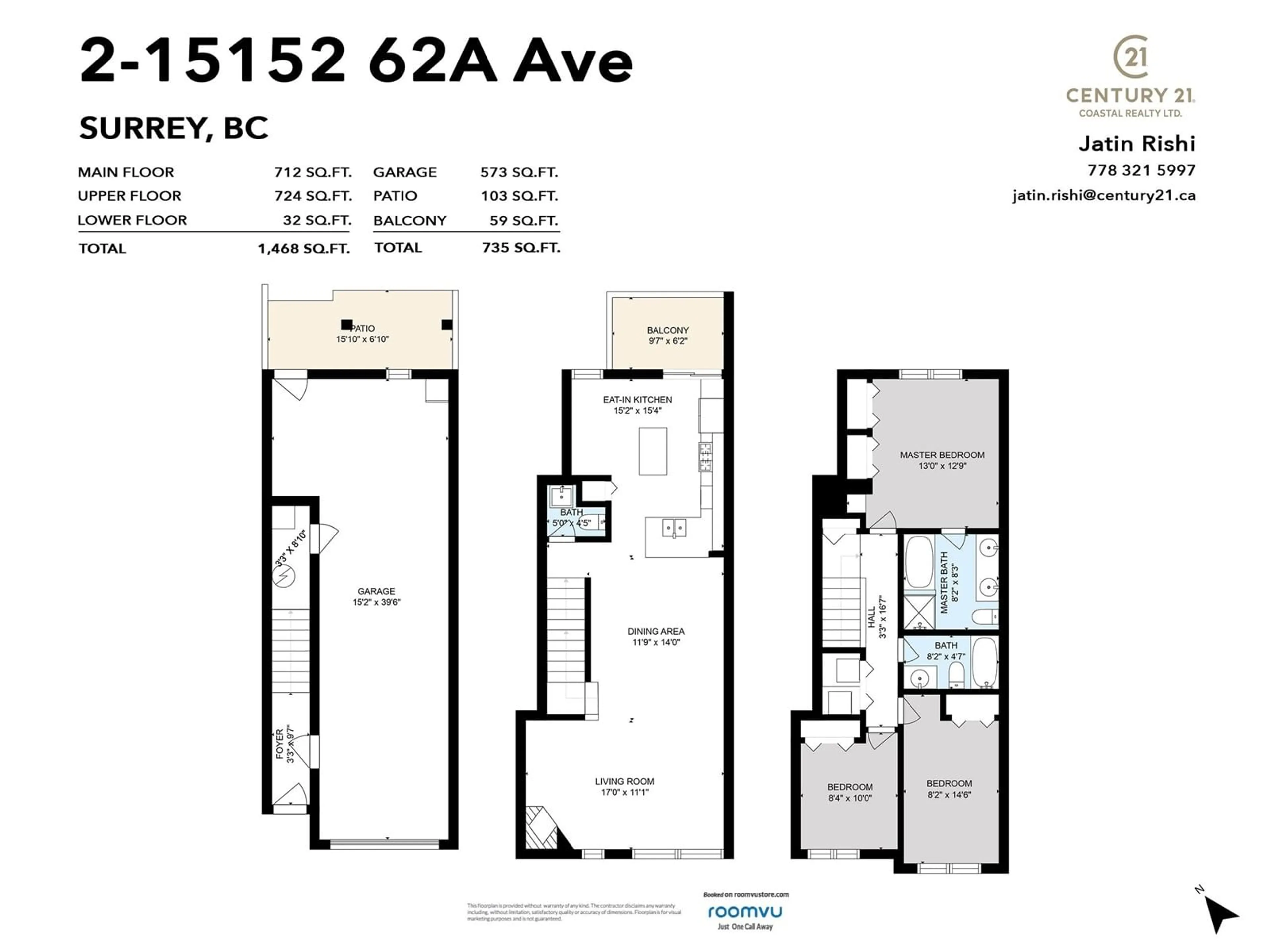 Floor plan for 2 15152 62A AVENUE, Surrey British Columbia V3S1V1