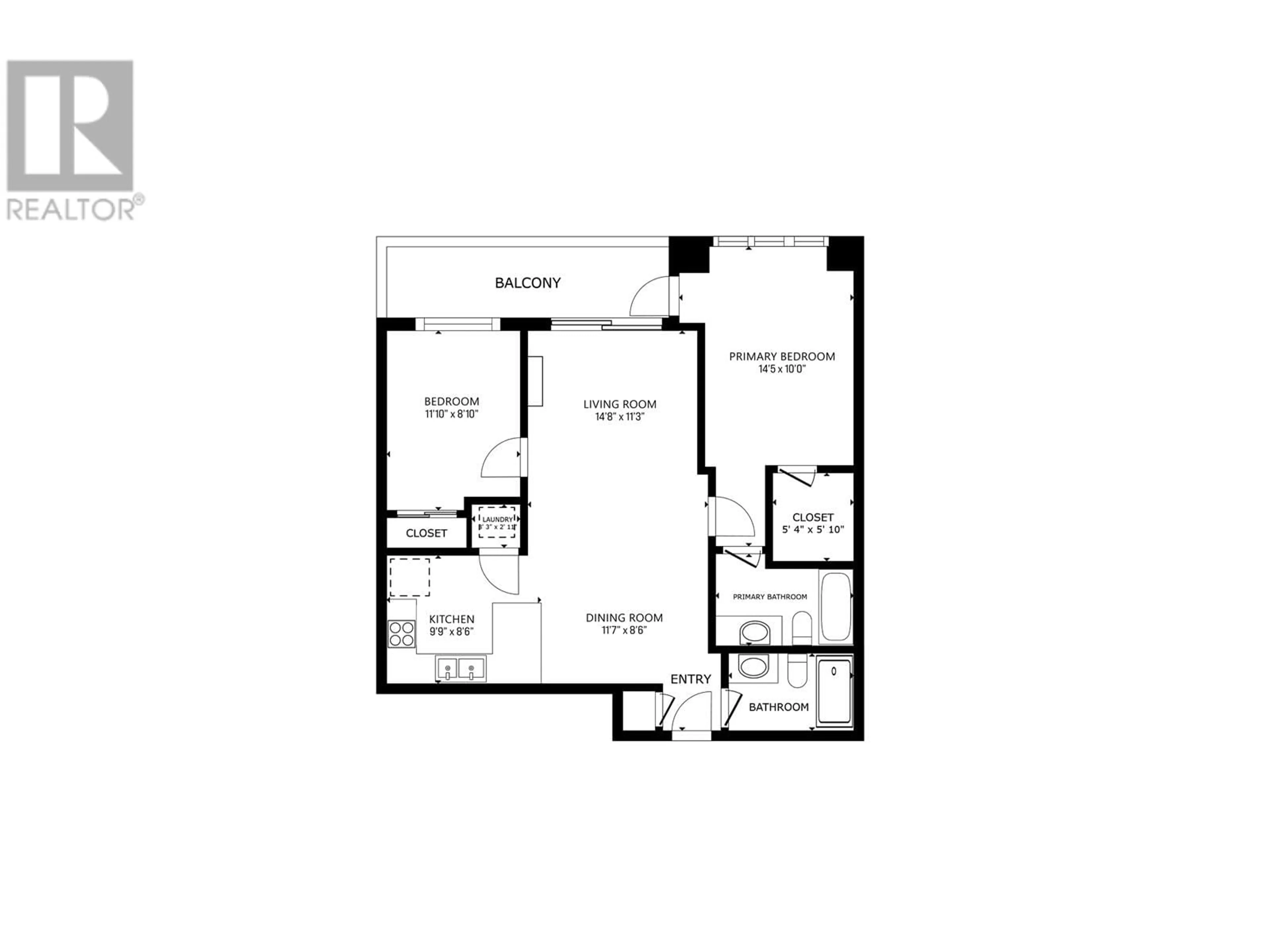 Floor plan for 308 1330 MARINE DRIVE, North Vancouver British Columbia V7P1T4